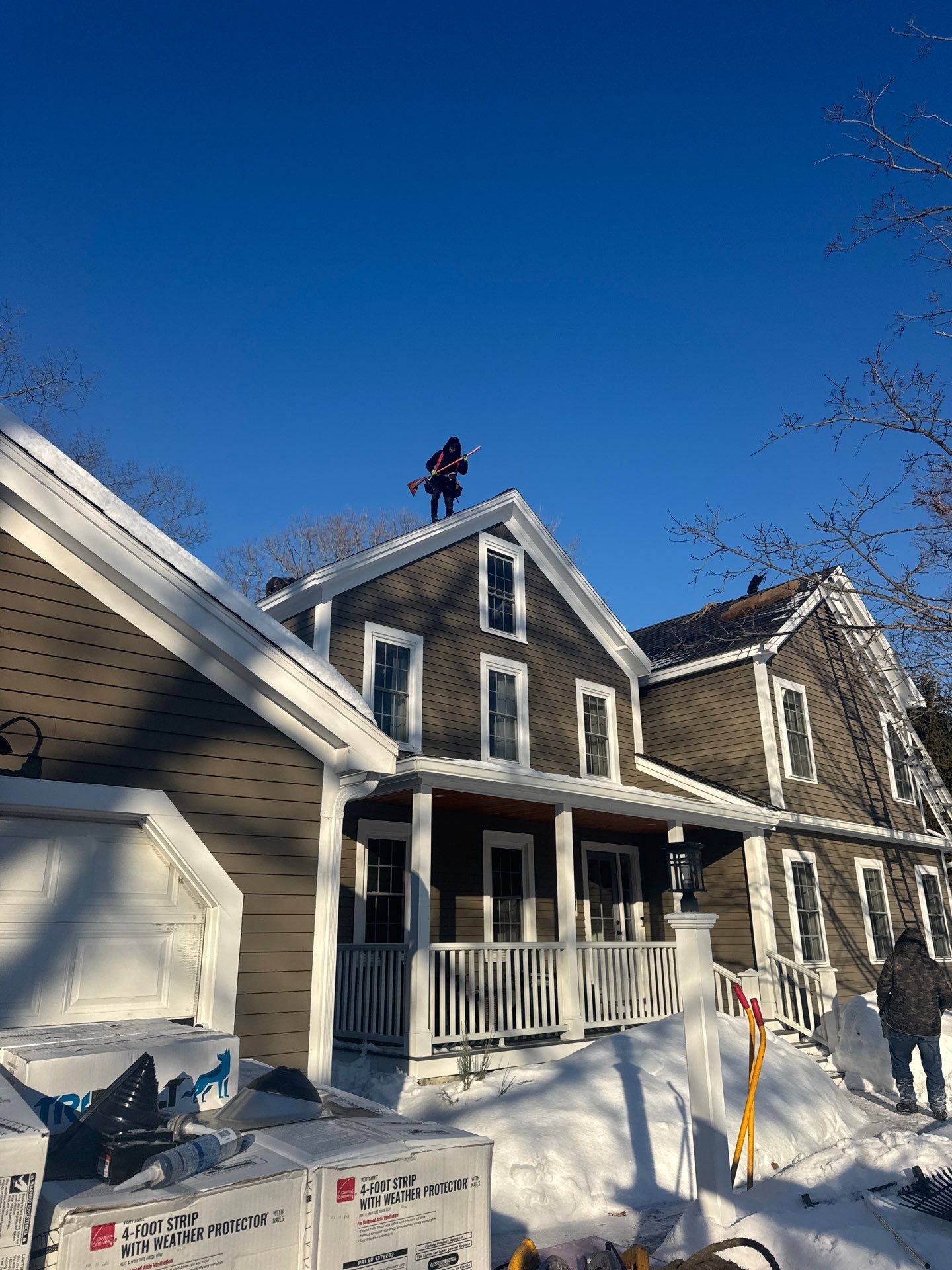 Full Roof Replacement, EPDM Dormer Roofing & Flashing Repair in Acton, MA by Mighty Dog Roofing of Greater Middlesex County