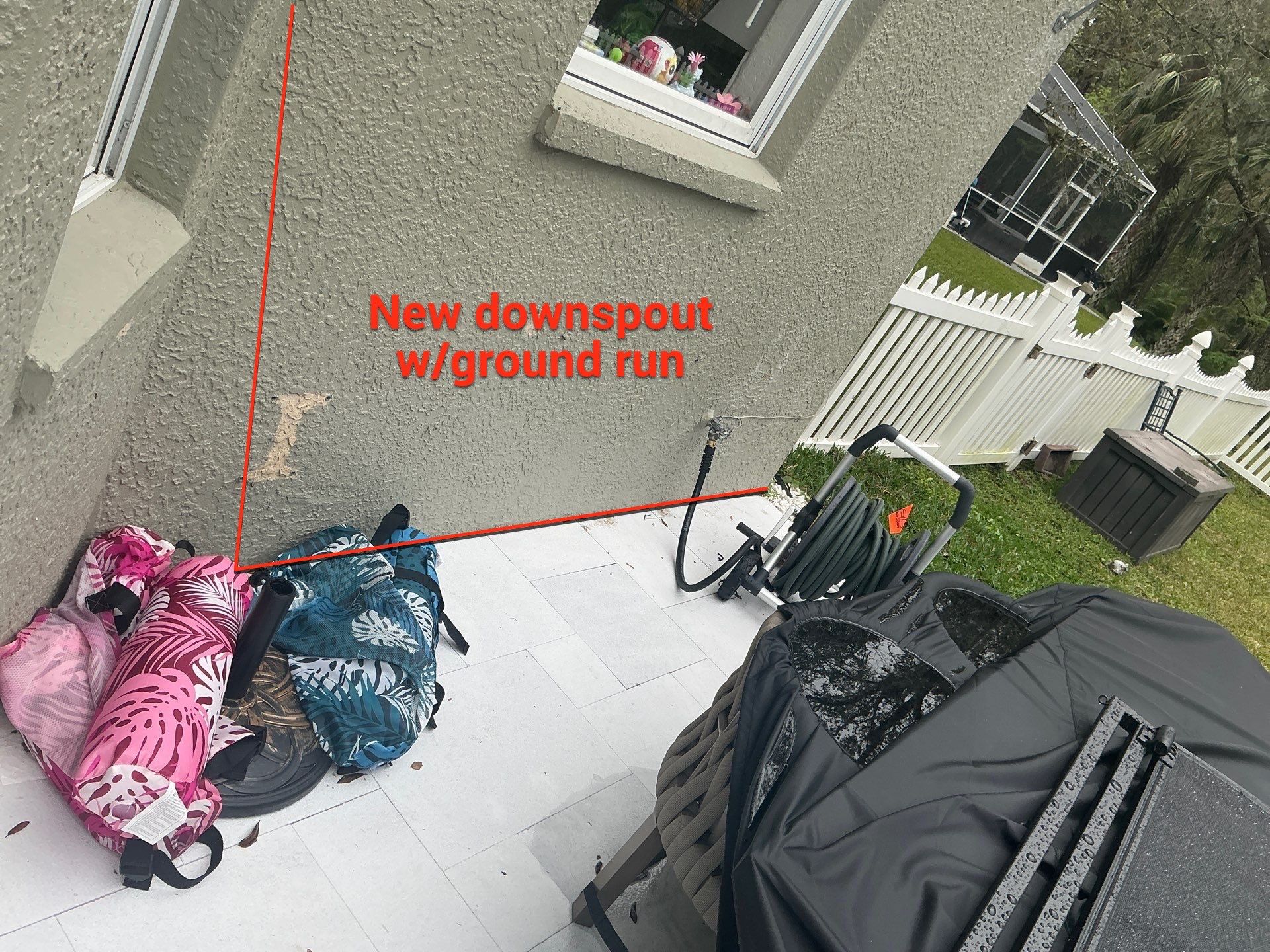 White 6'' Seamless K-style Gutters and Downspouts in Wesley Chapel, FL  by Gutter Professors