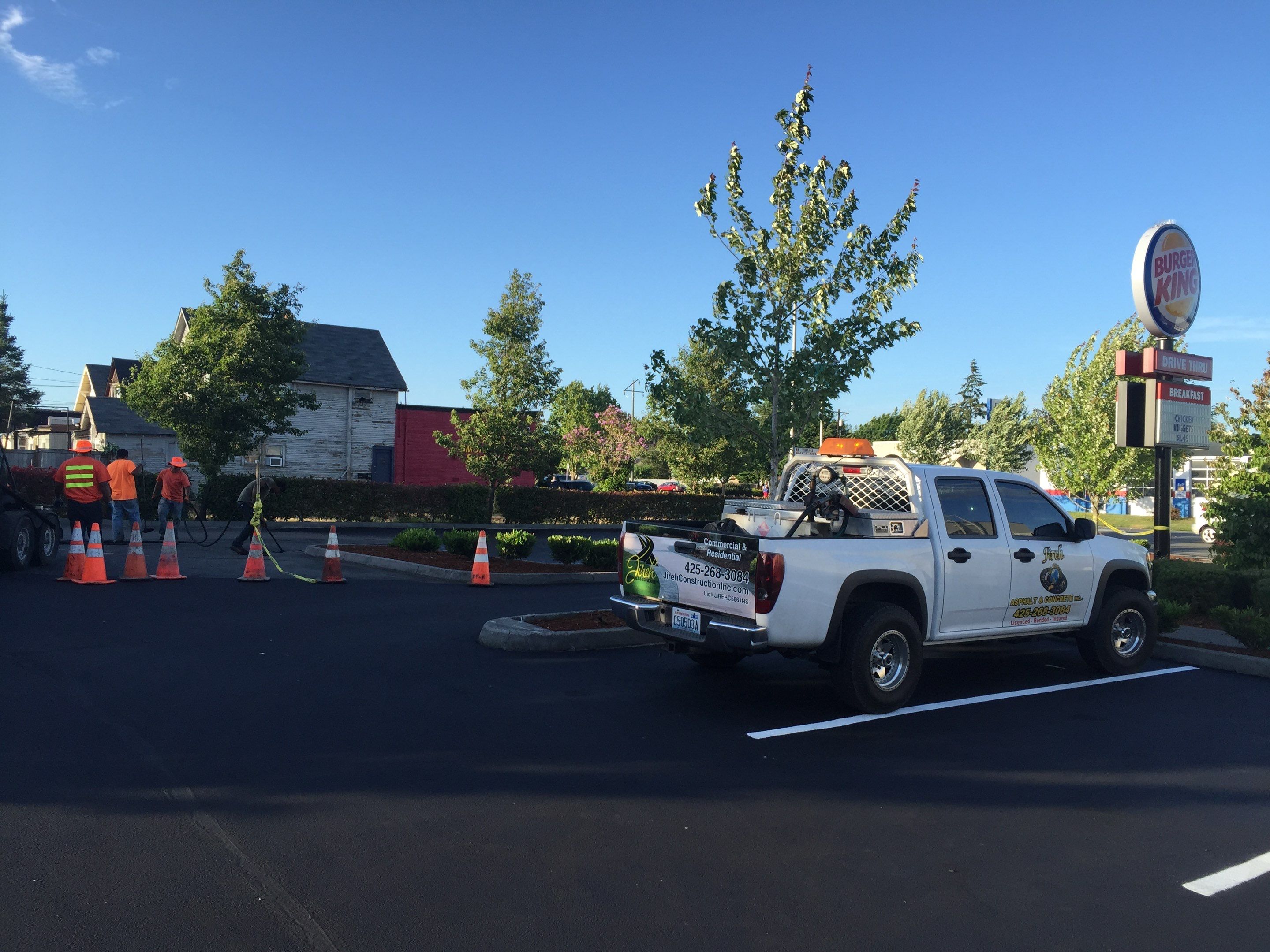 Burger King Everett  by Jireh Asphalt & Concrete Inc 