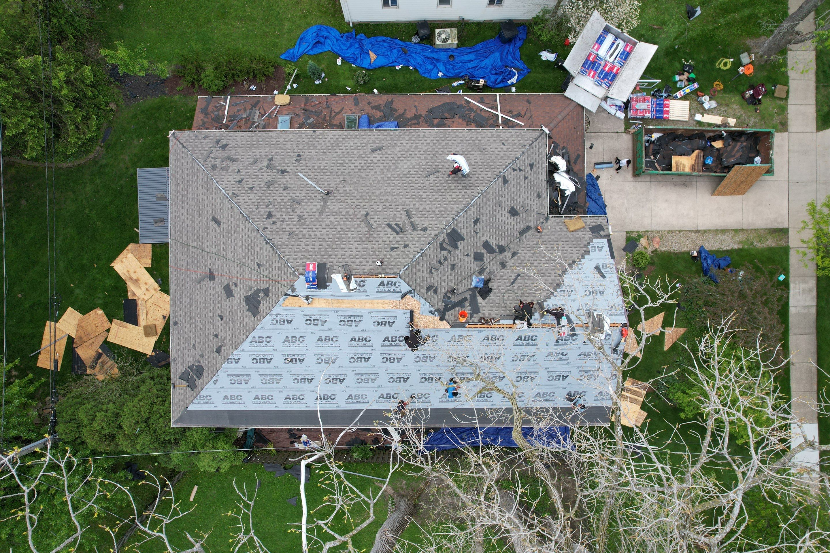 Beachwood Residential Roof Replacment by Atlas Roofing & Restoration