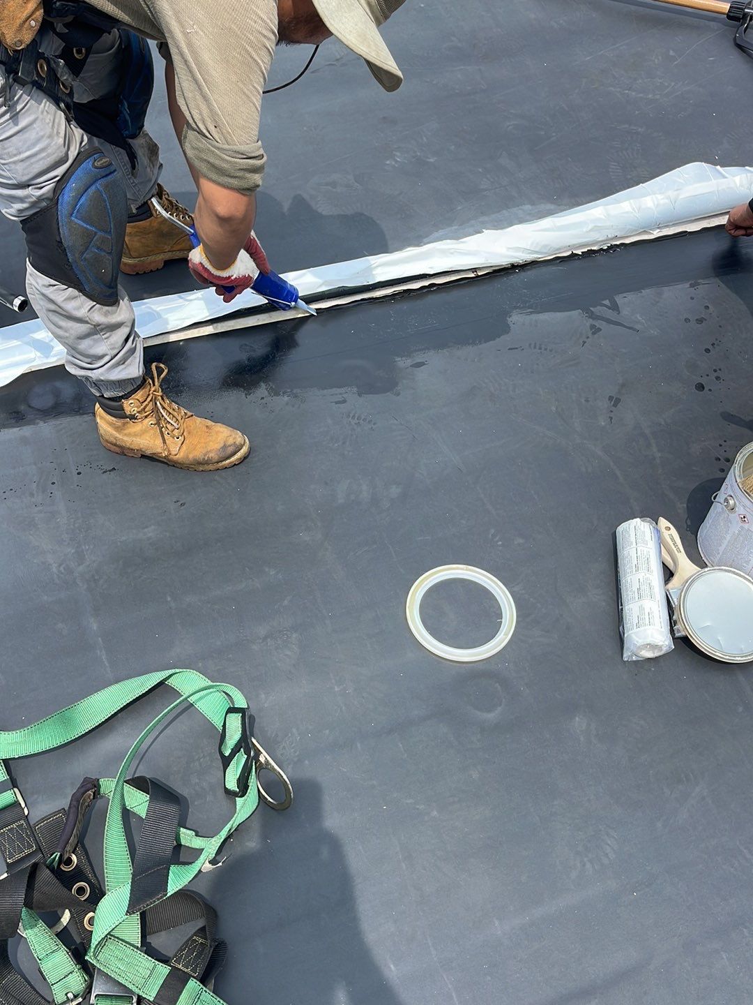 Residential Roofing Installation using EPDM/Rubber by Sensible Home Solutions