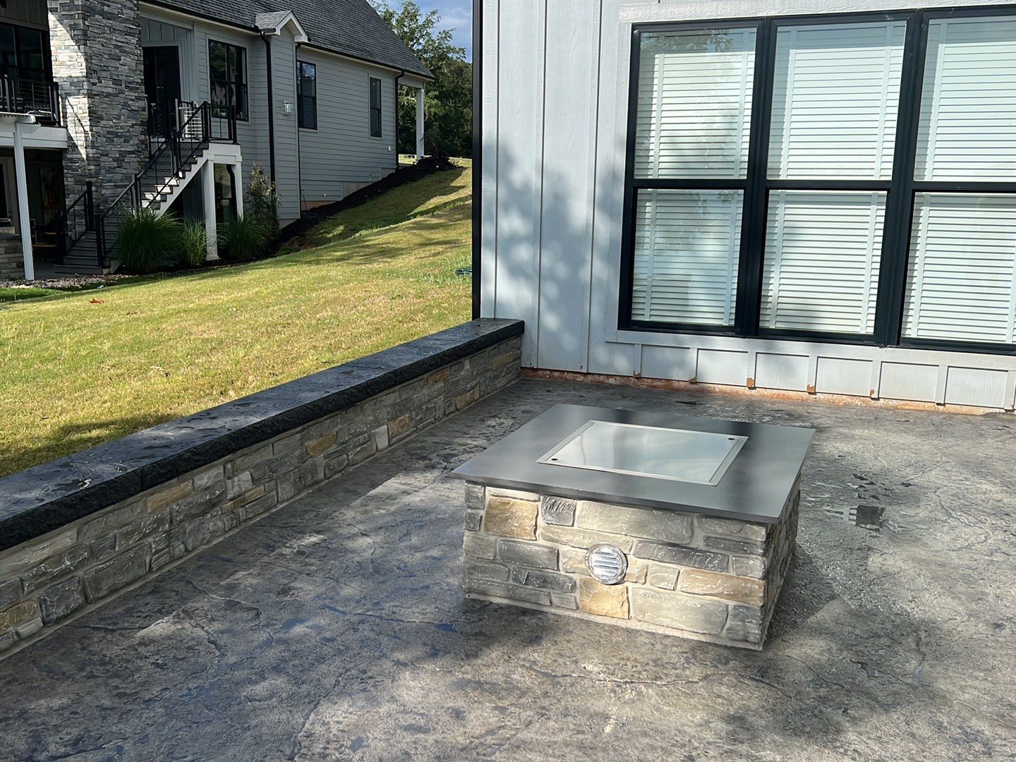 Stamped Concrete Patio by Xtreme Concrete Services