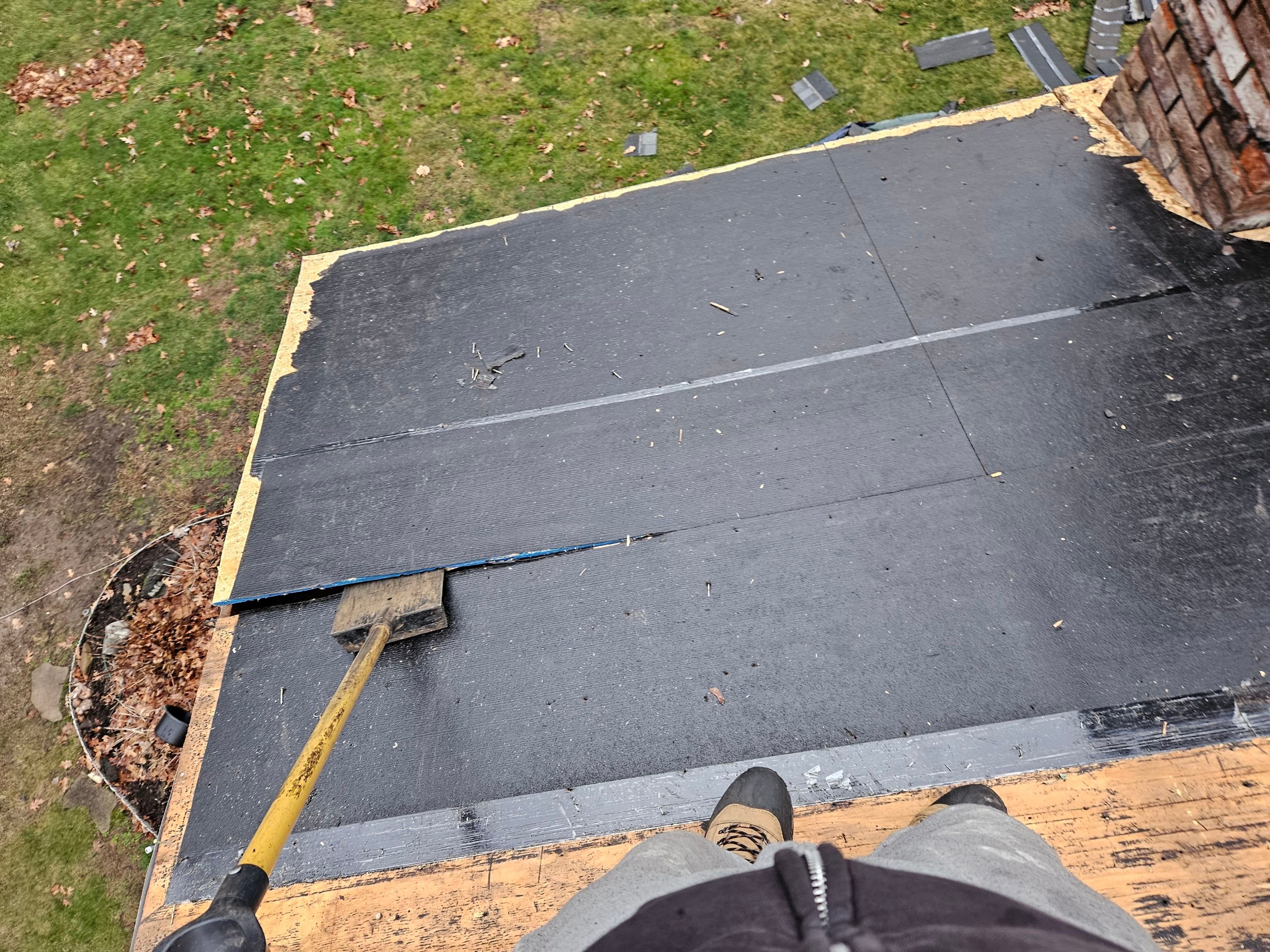 Residential Roof Replacement using Owens Corning Onyx Black by Absolute Roofing and Construction