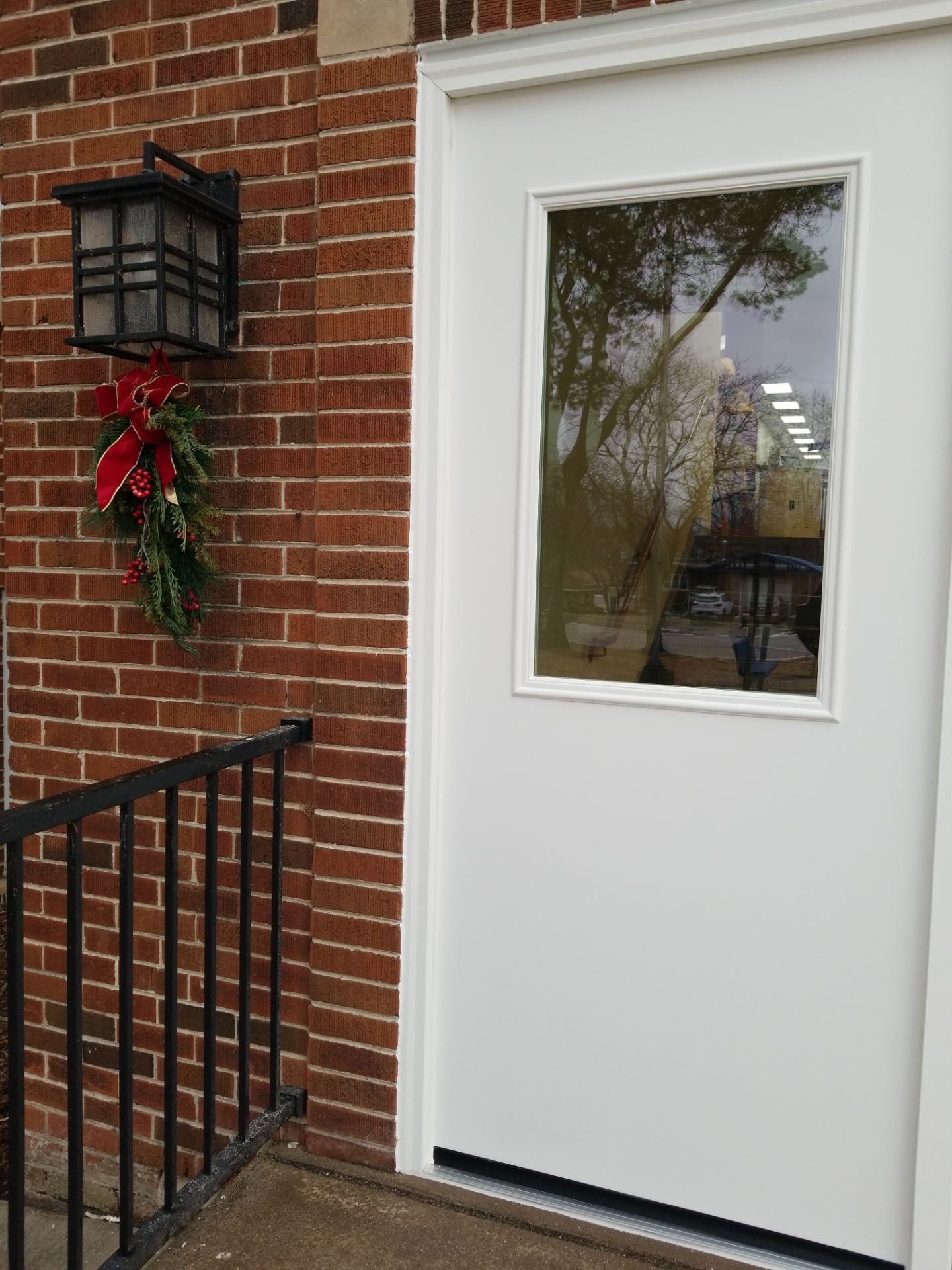 Commercial Entry Door Installation at Grafton Local Library by Stendahl Services