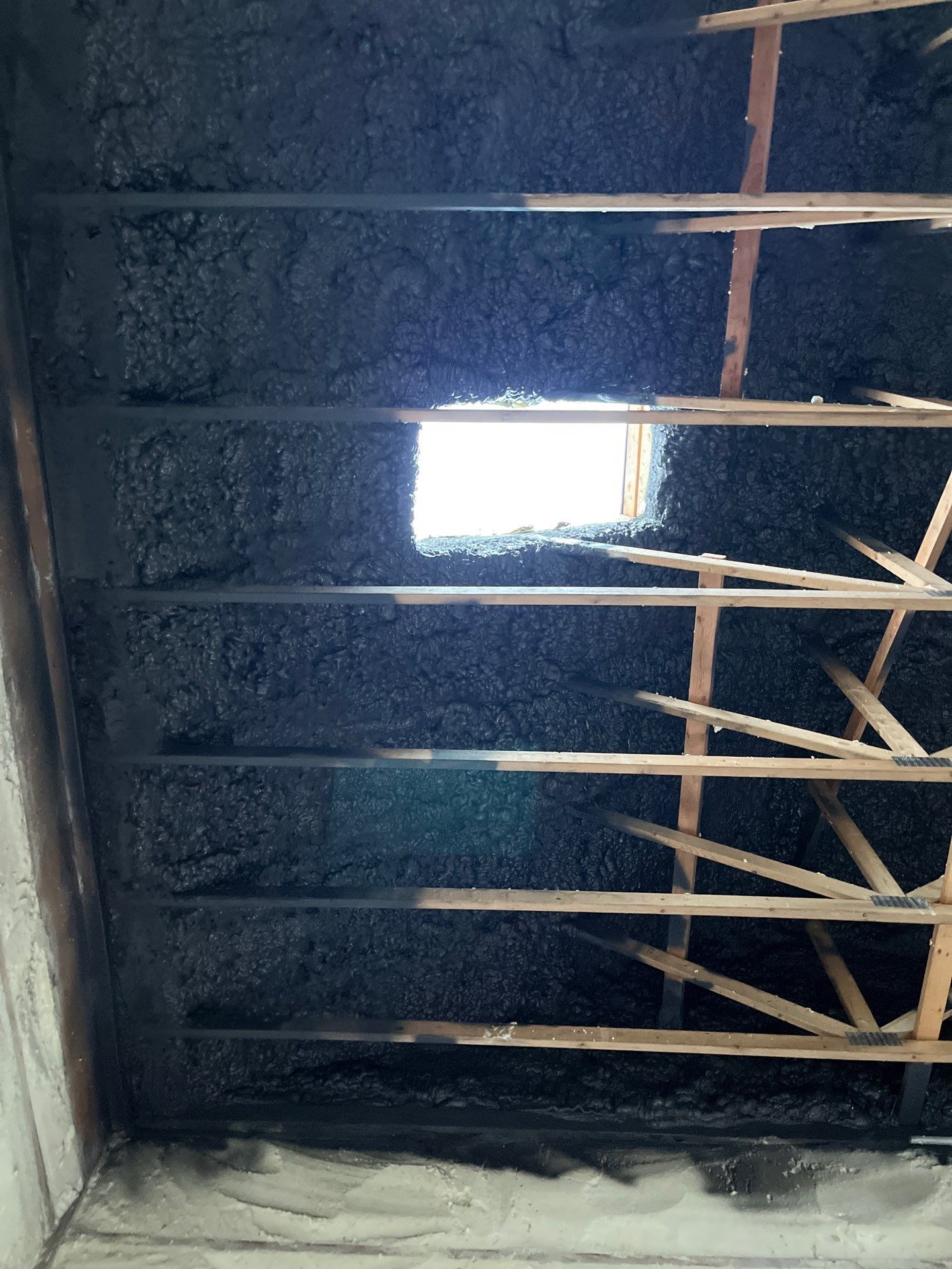 Open Cell Spray Foam to a Pole Barn by NYS Foam & Energy