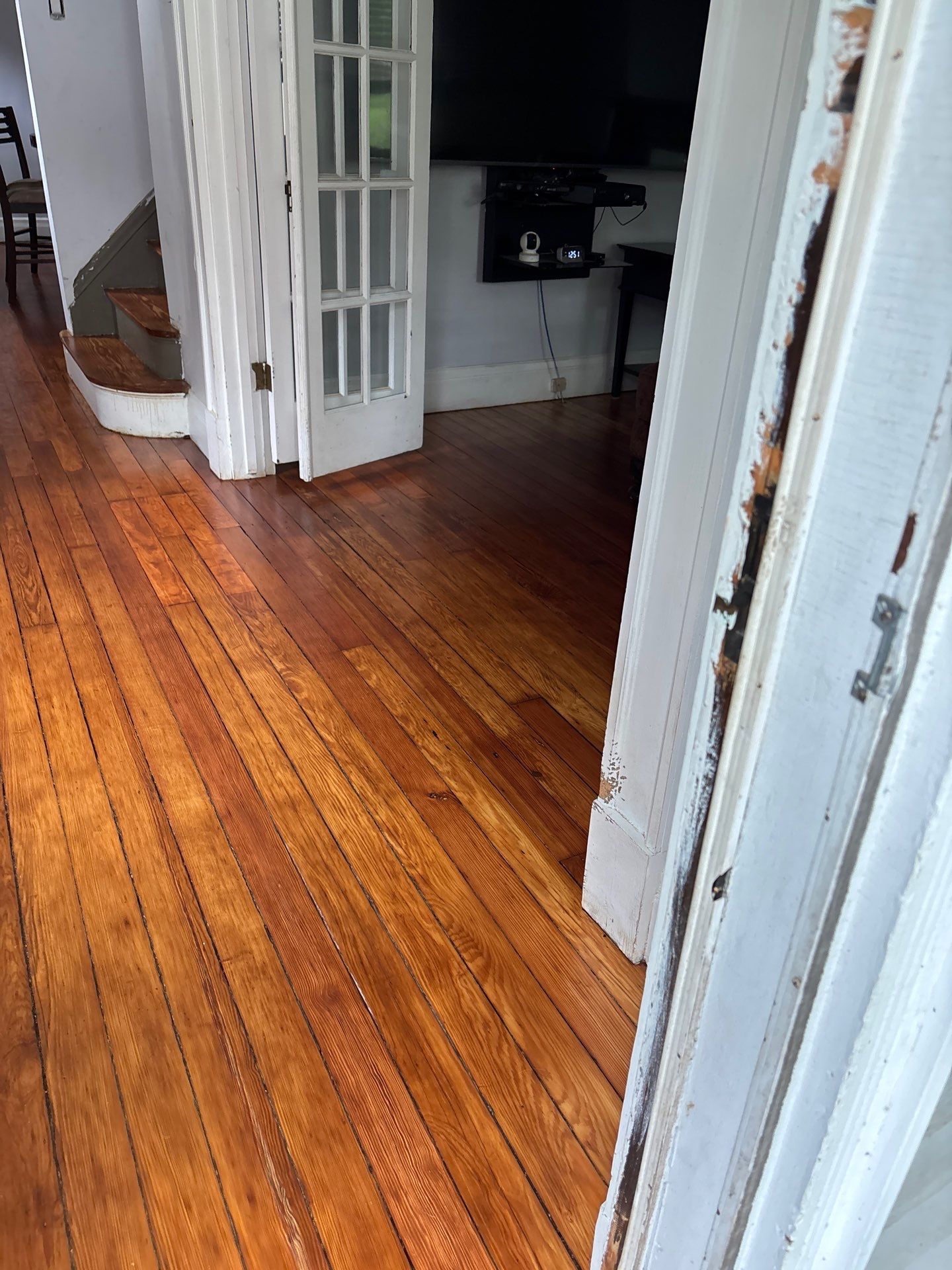 Historic Refinish Project in Covington by Footprints Floors Kentucky