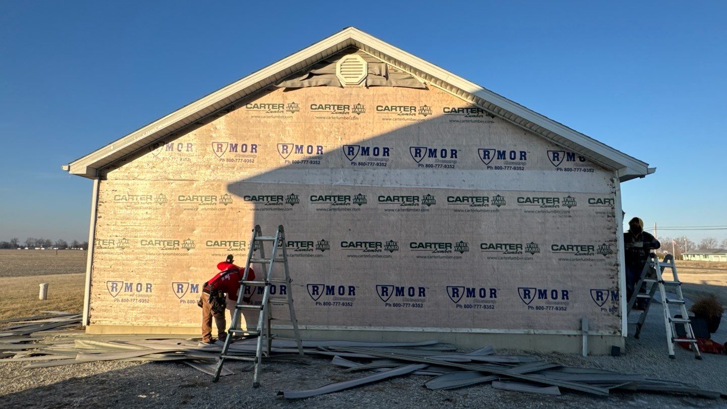 Siding Installation using Alside Coventry D4DL by Nitro Roofing and Construction