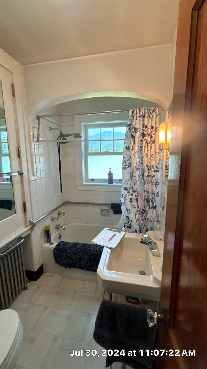 Tub to Walk-In Shower Installation in Adams, MA by Yankee Home Improvement