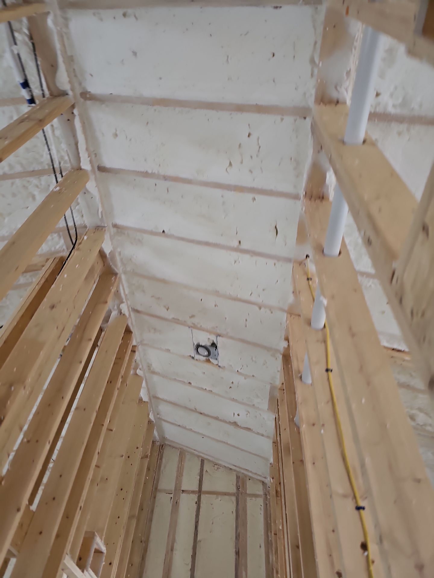 Spray Foam Insulation using open cell spray foam by NYS Foam & Energy