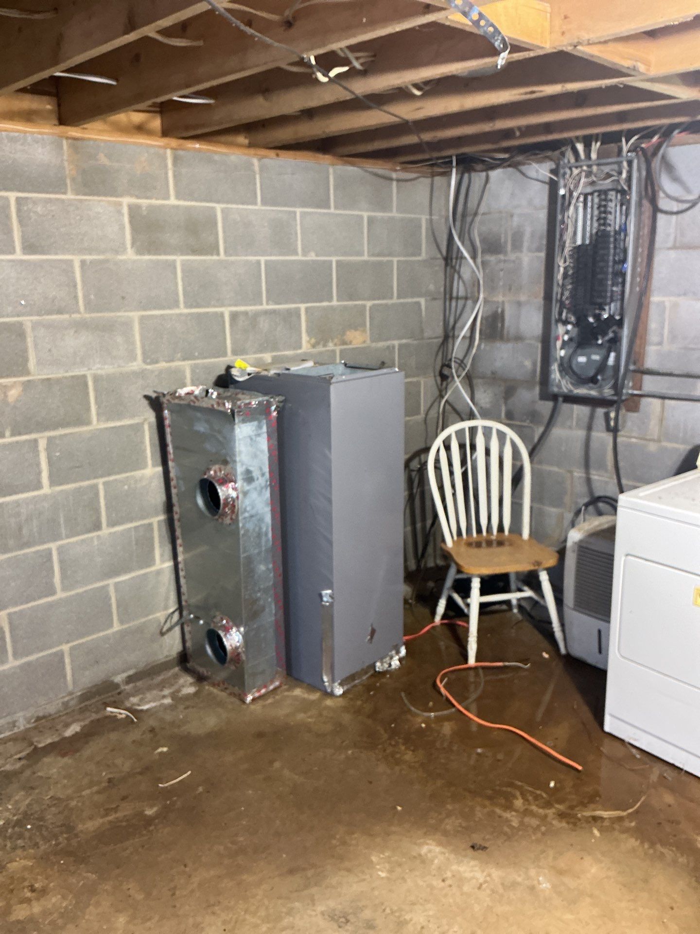 Mitsubishi Mini-split install in Stanley by Elemental Heating and air conditioning LLC