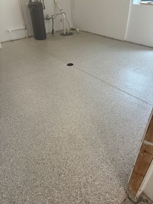 Urbandale Basement and Utility Room Concrete Floor Coating