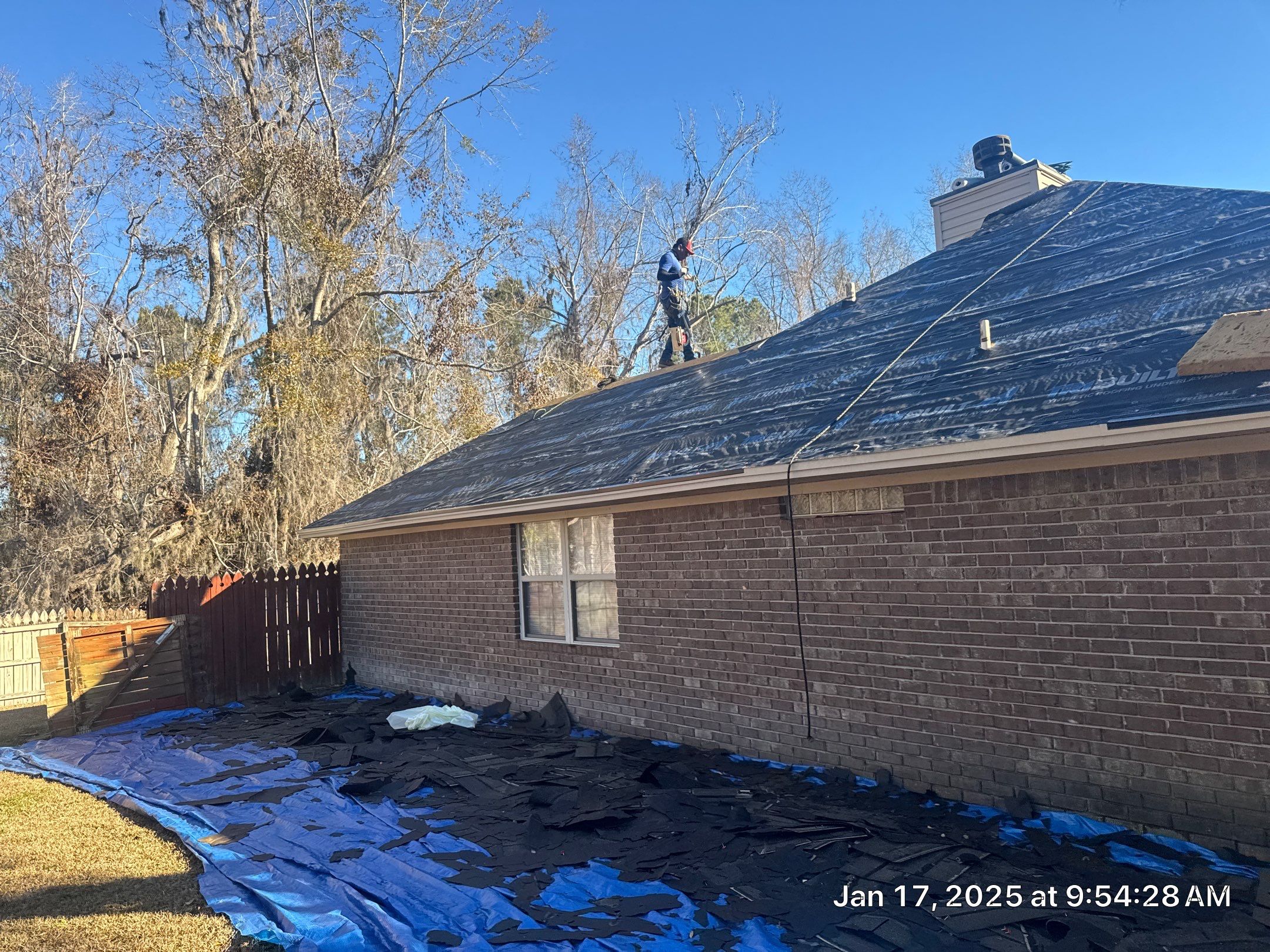 Full Architectural Shingle Roof Replacement in Hinesville, Georgia by Talya Roofing