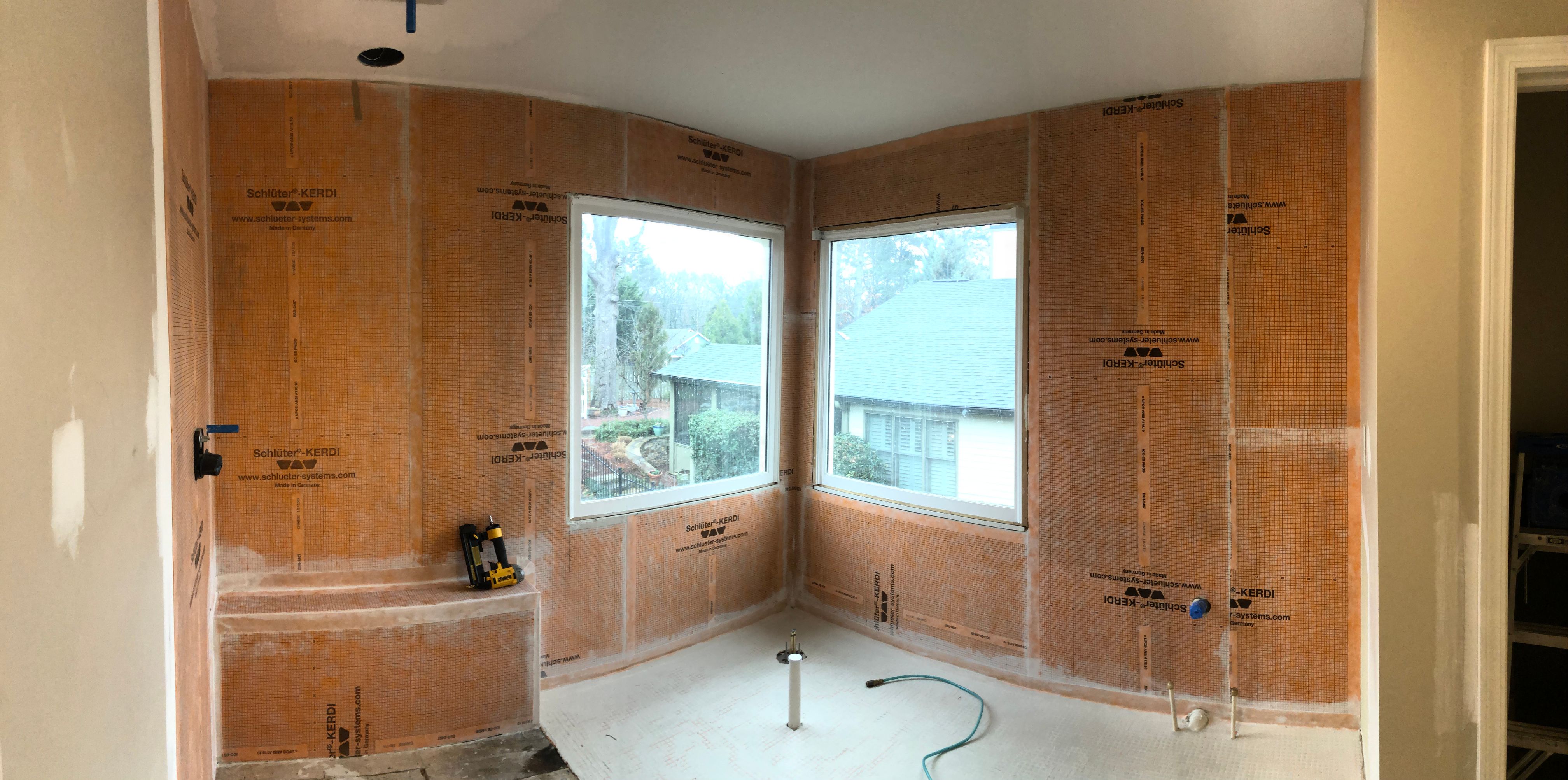 Modern Bathroom Remodel With Freestanding Tub In Marietta by Swift Home Renovations