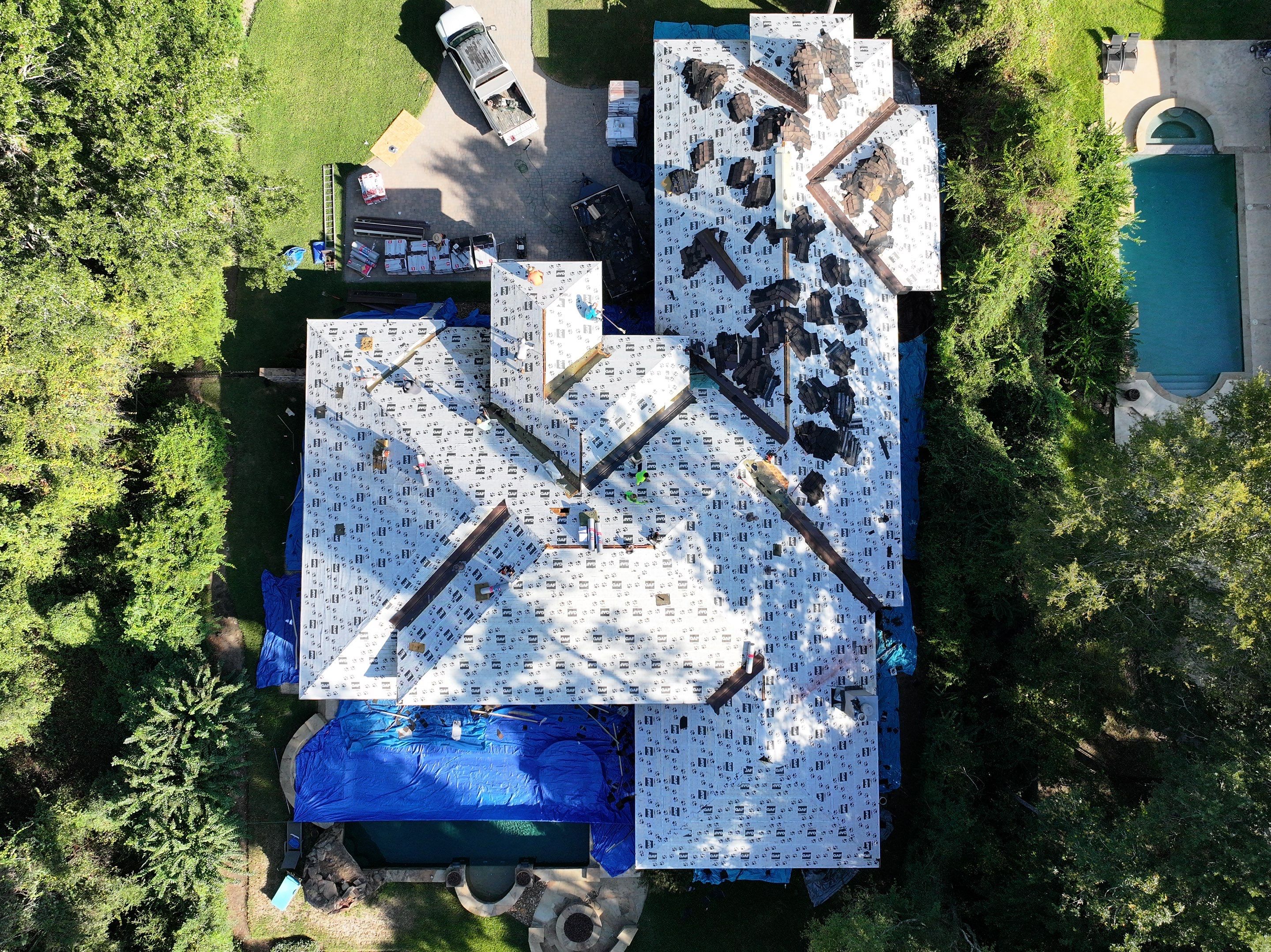 Residential Asphalt Shingle Roof Replacement in Spring, Texas by Abbott Roofing Company