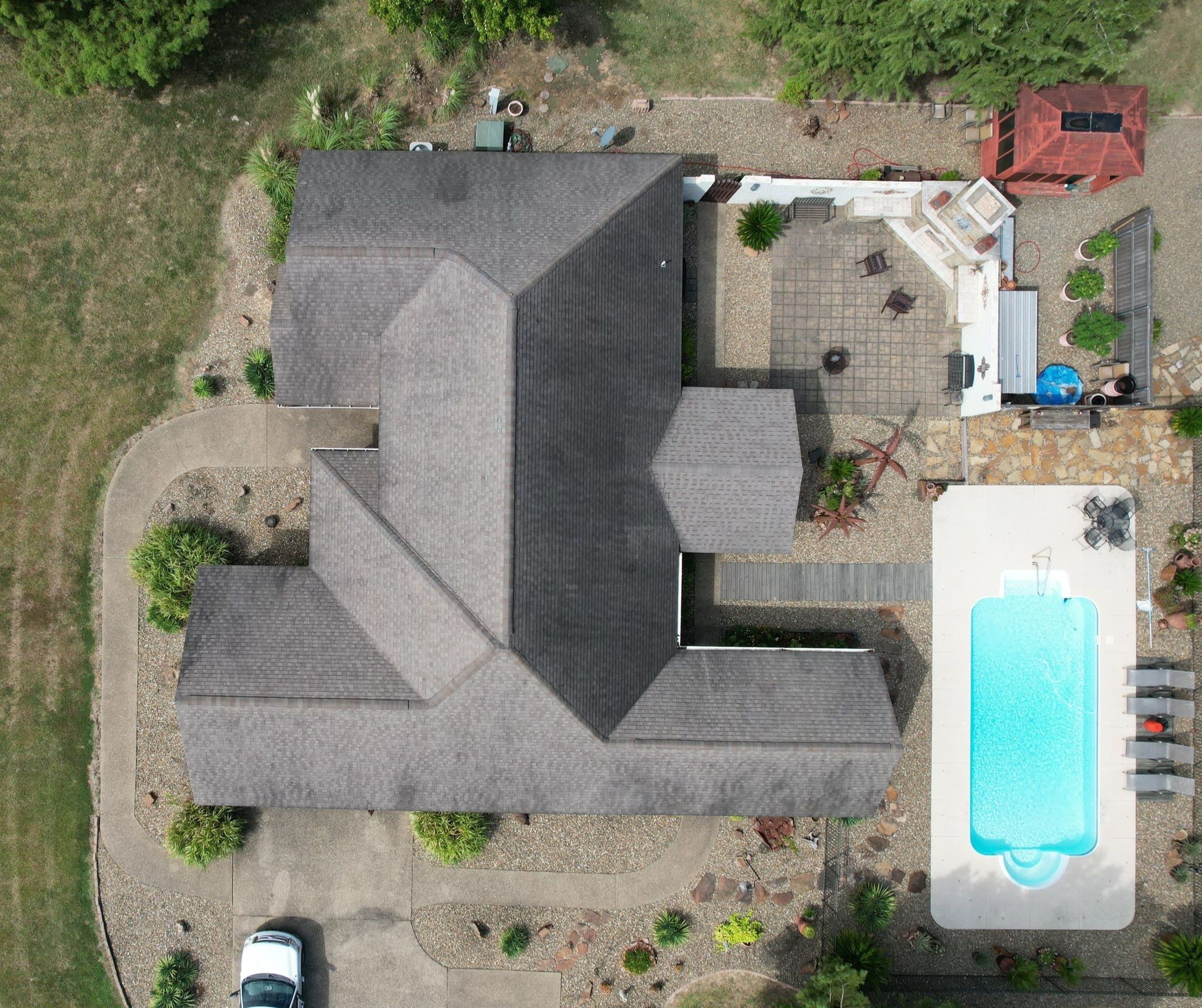 Residential Roofing Repair using Malarkey Vista: Weathered Wood  by Hostetler Roofing
