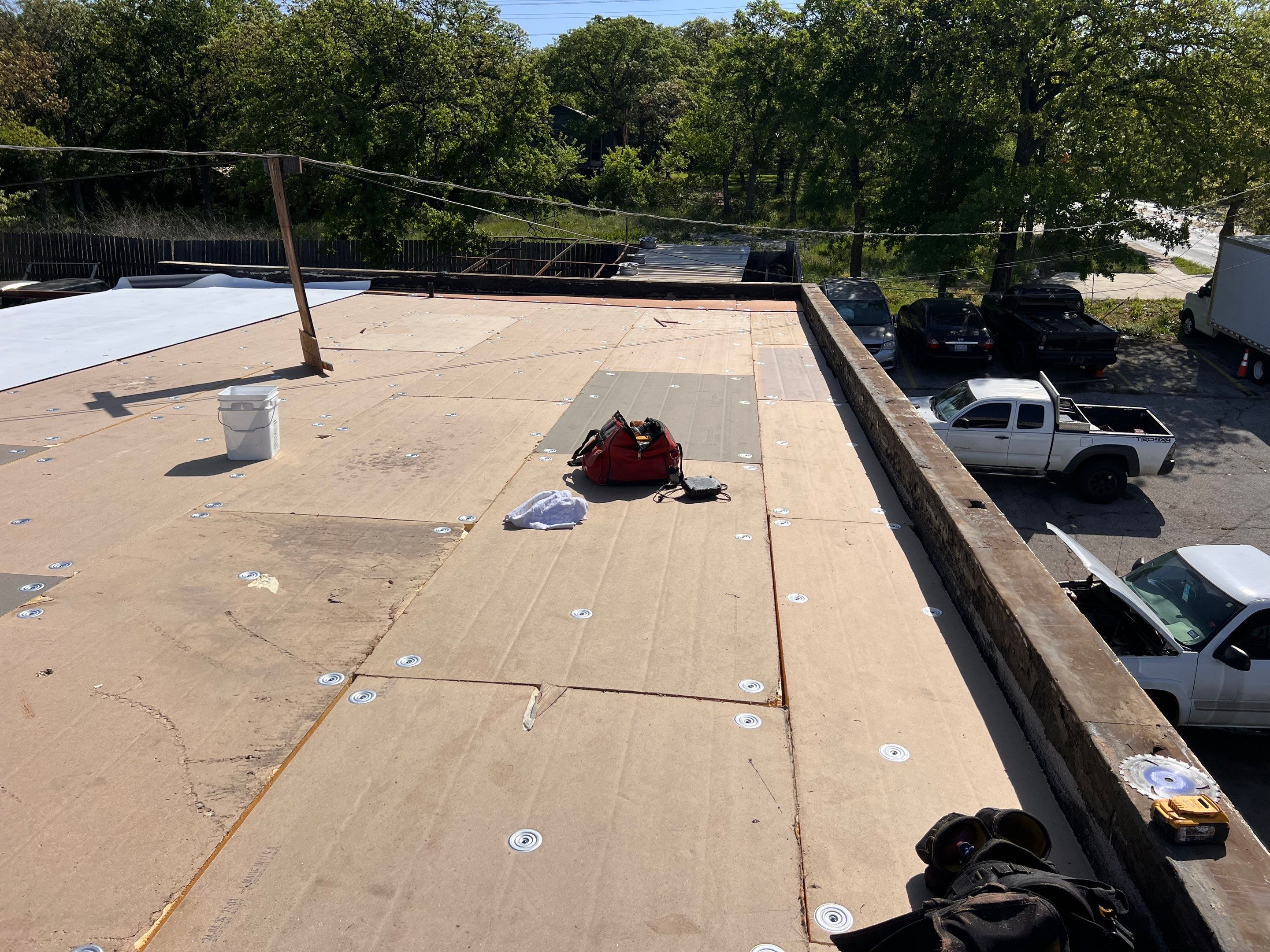 Holy Week and Holey deck install  by Becker Roofing and Exteriors