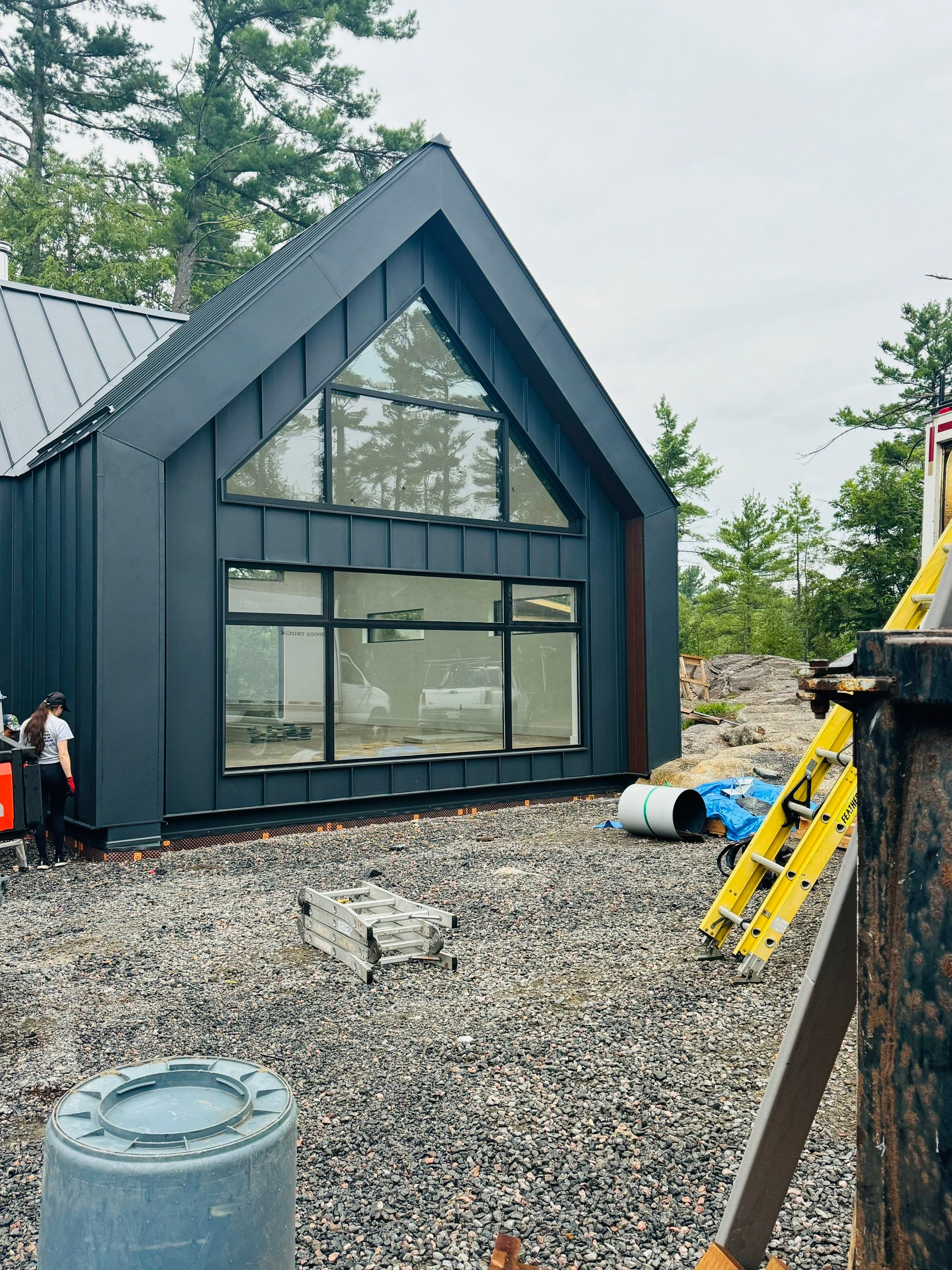 Standing Seam Metal Roof - Custom Coping and Flashing  by Jay Carter Roofing & Sheet Metal