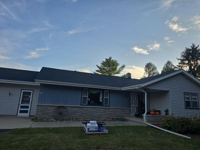 Residential Roofing Installation using GAF HDZ shingles and Gutter Replacement