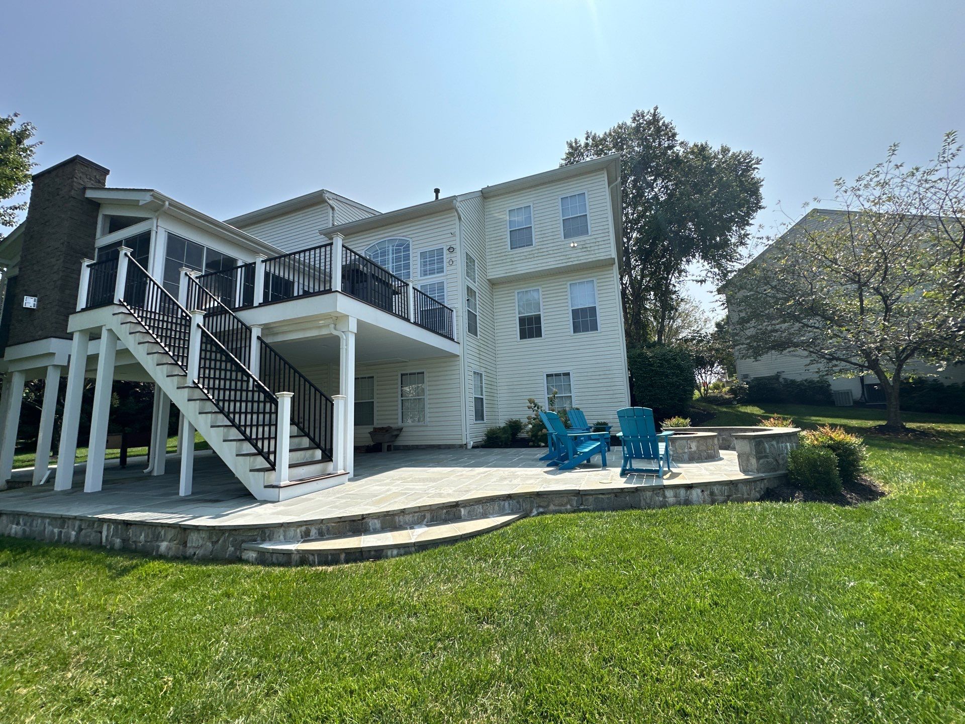 House  and deck washing  by Baltimore Pressure Washers Inc.