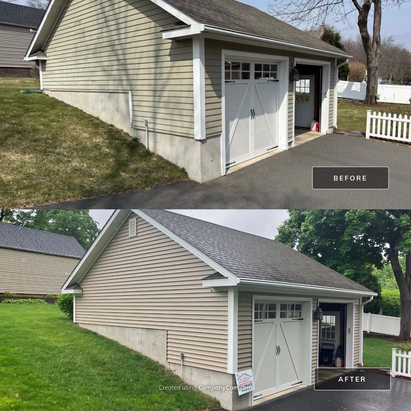 Siding Rejuvenation with Cert. Monogram D/4 x 25' Clapboard Natural Clay by DiGiorgi Roofing and Siding Inc