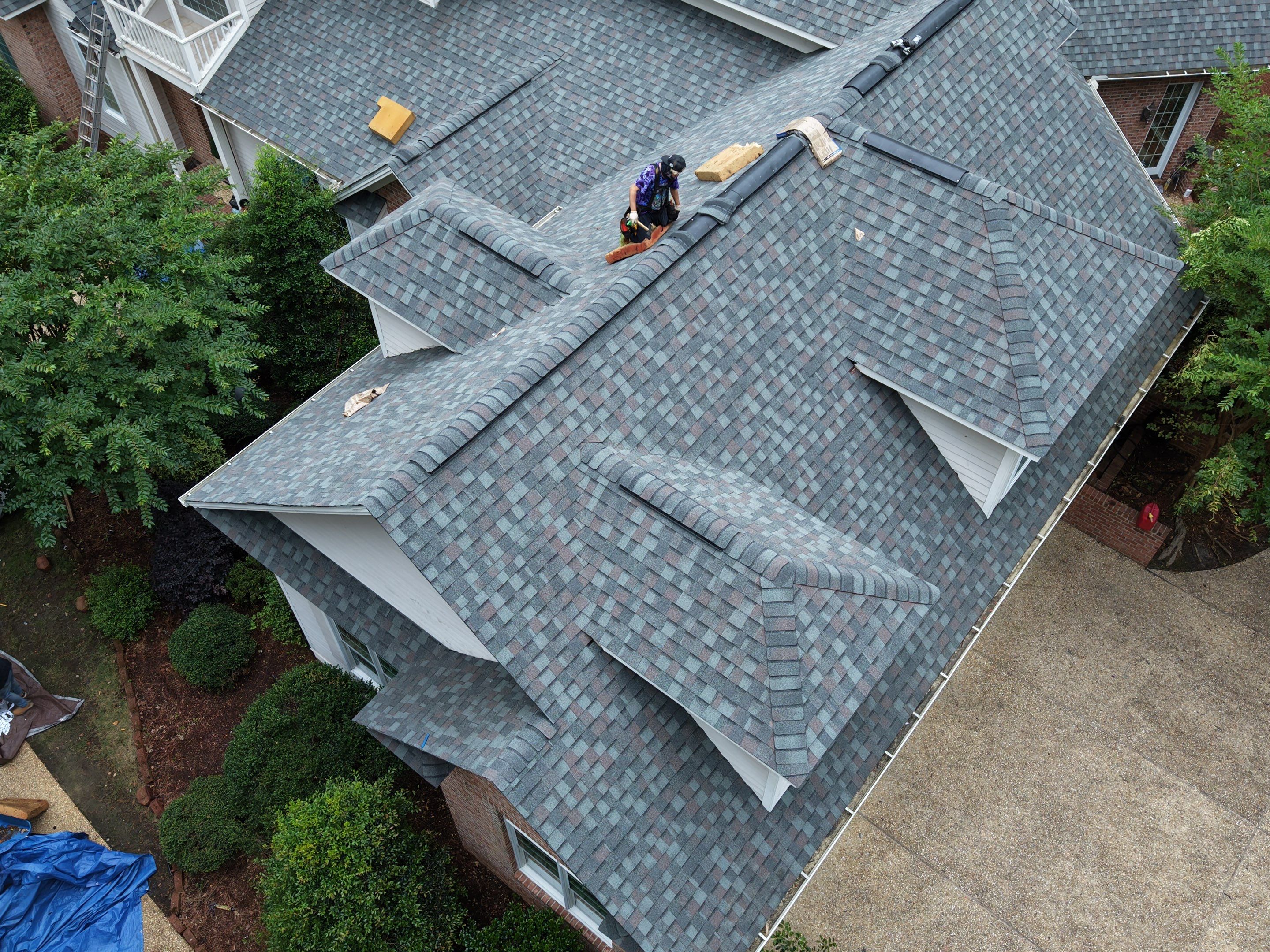 Architectural Shingle Roof Replacement and Skylight Upgrade in Pinehurst by Prepare The Way Roofing
