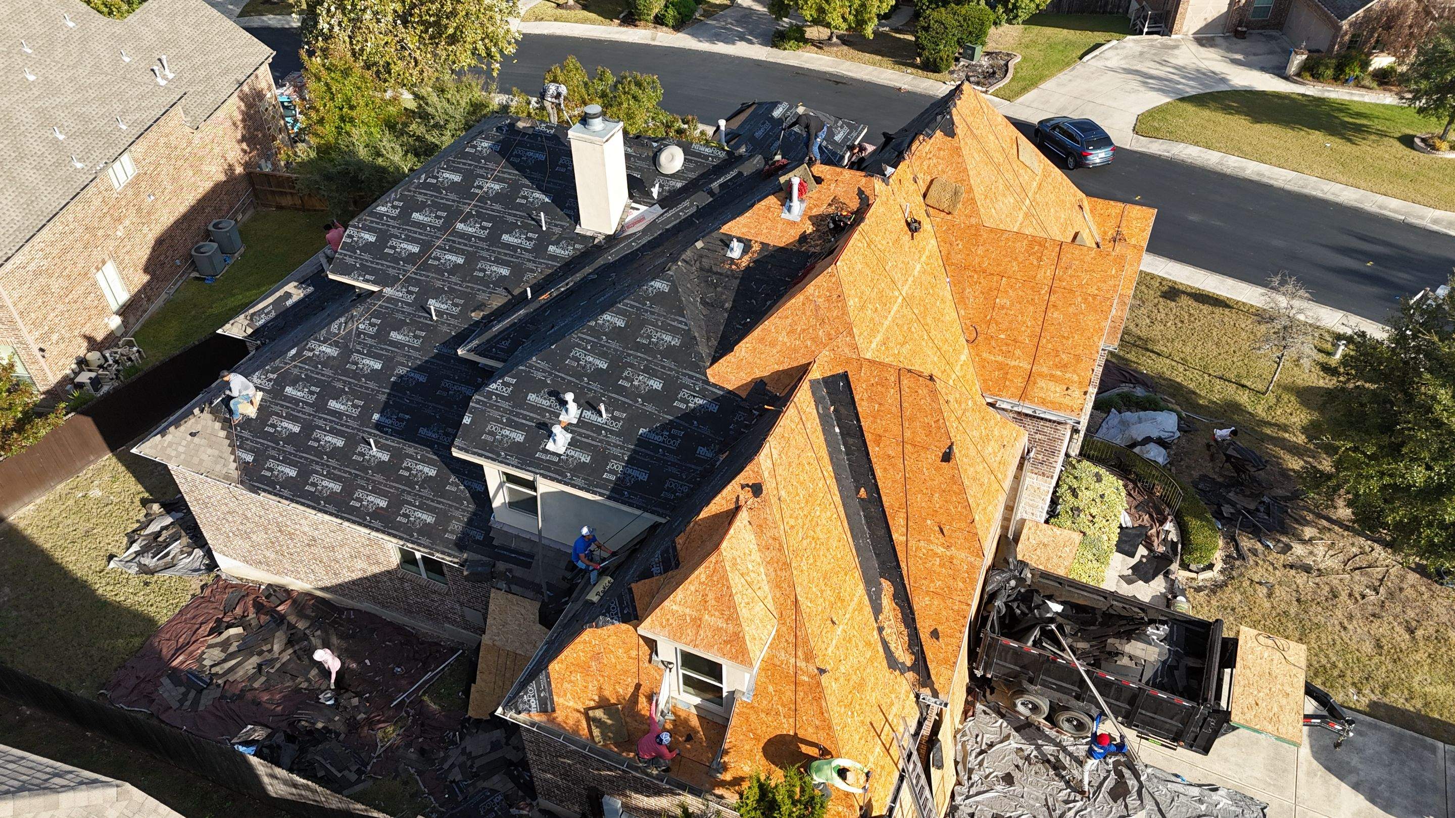 Residential Roof Replacement using GAF HDZ - Weathered Wood by Elite Roofing LLC