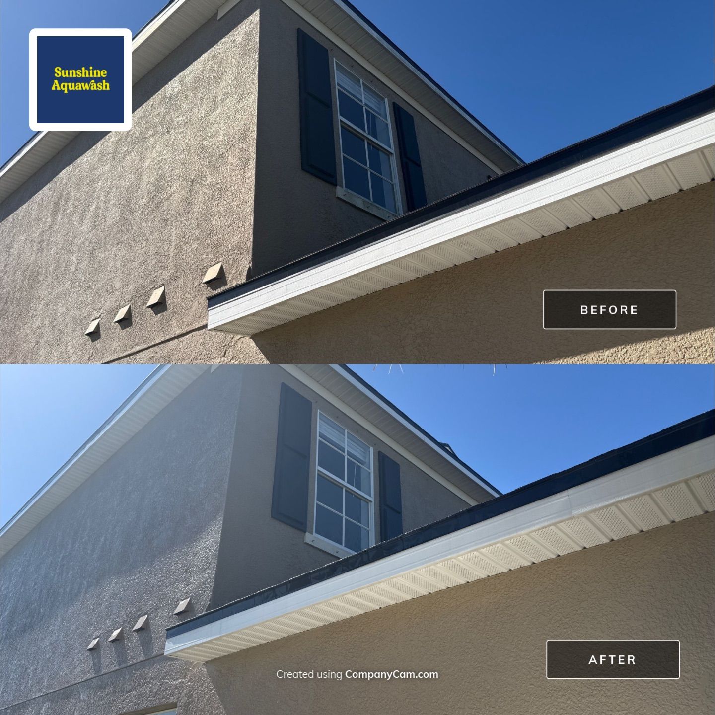 Two-Story House Wash in Crystal Lakes – Palmetto, FL by Sunshine AquaWash