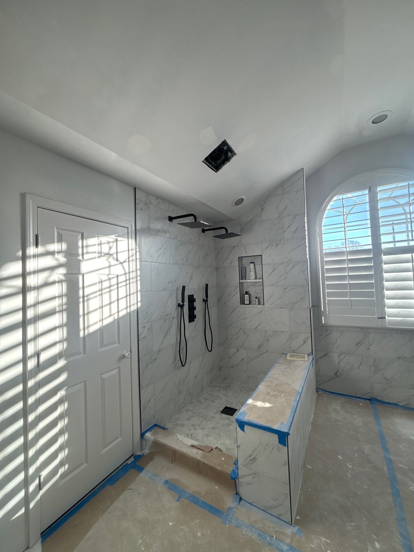 Master bathroom renovation by Prudencio