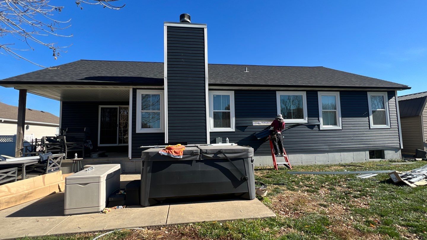 Installation of New Siding  by H&F Exteriors