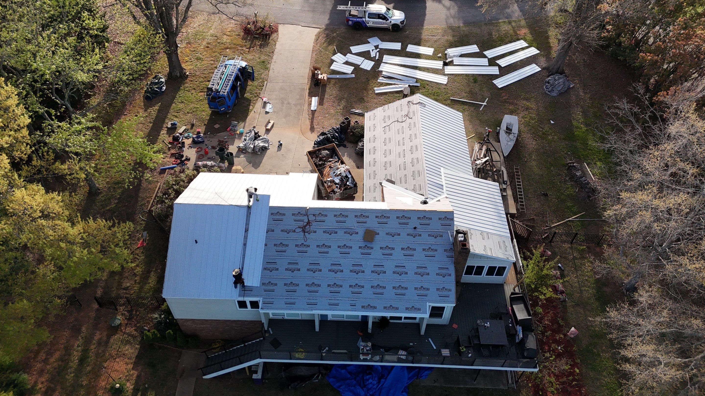 Metal Roof Replacement in Seneca, SC | Lake Keowee | 26-Gauge Galvalume Apex Panel by Roofers LLC