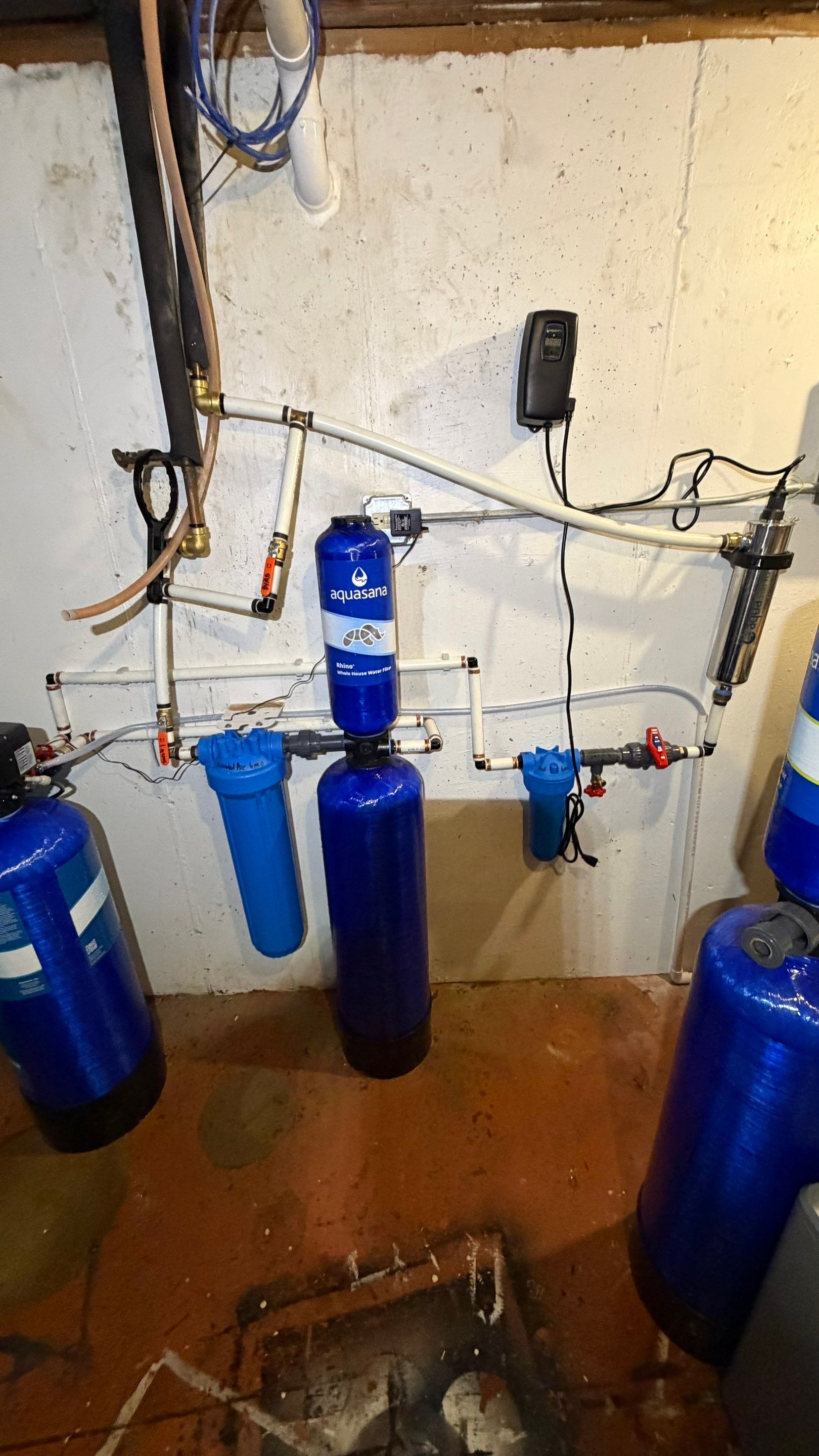 Aquasana Rhino Whole-House Water Filtration System Installation – Barrington, IL | GSHA Services, LTD by GSHA Services LTD