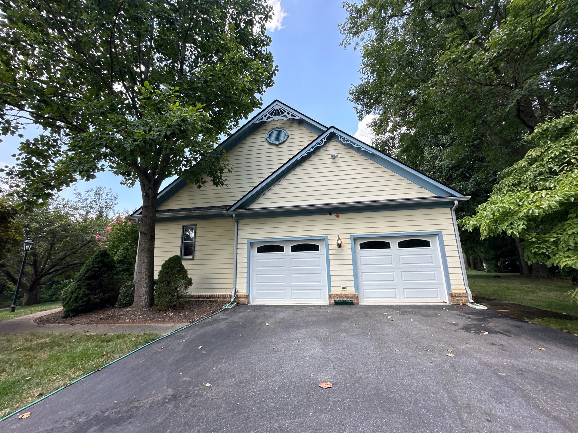 Full Exterior House Washing for Woodbine Victorian Residence by Baltimore Pressure Washers Inc.
