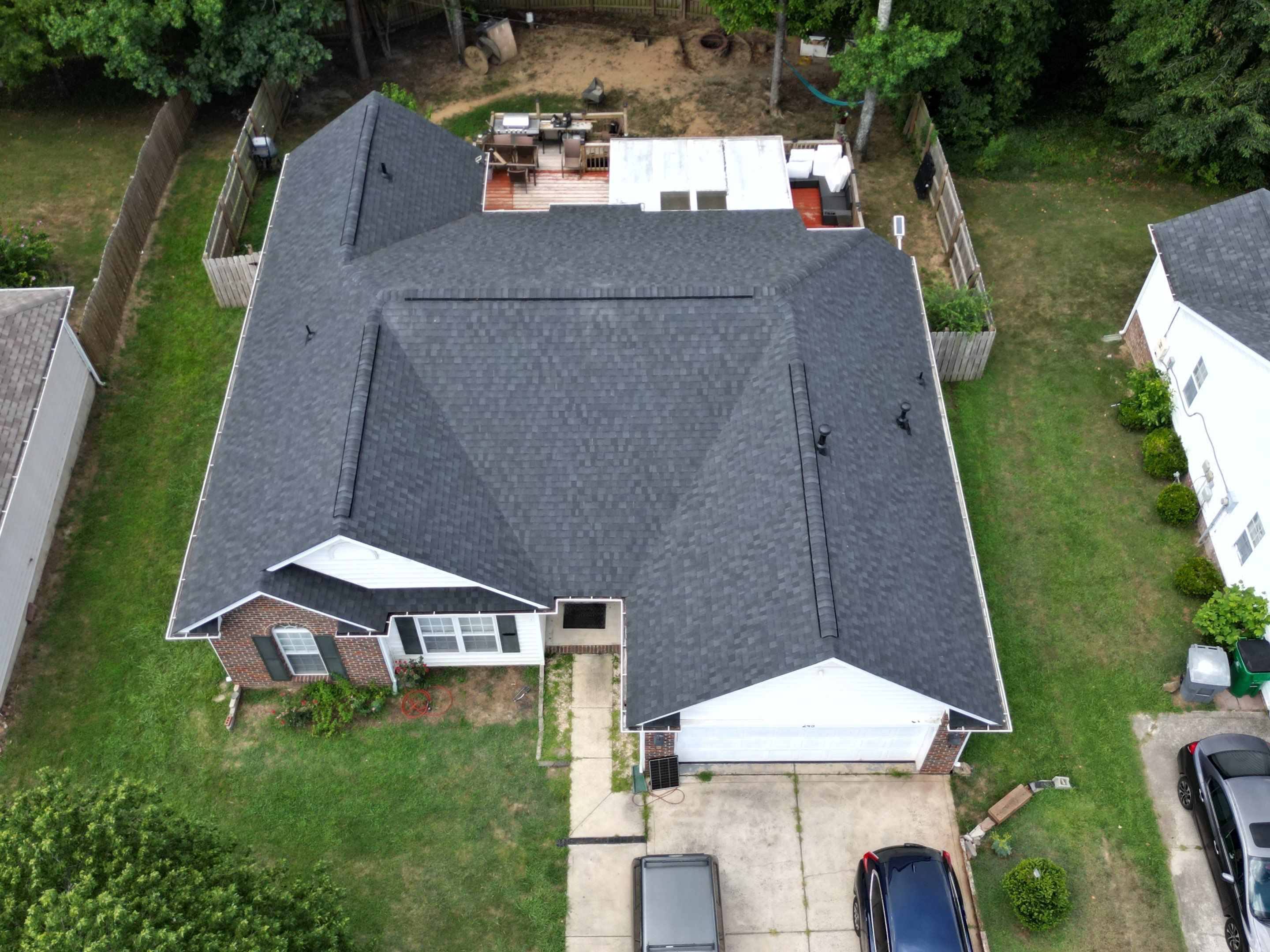 Roof replacement by hail and wind damage by Just Brilliant Restoration JBR