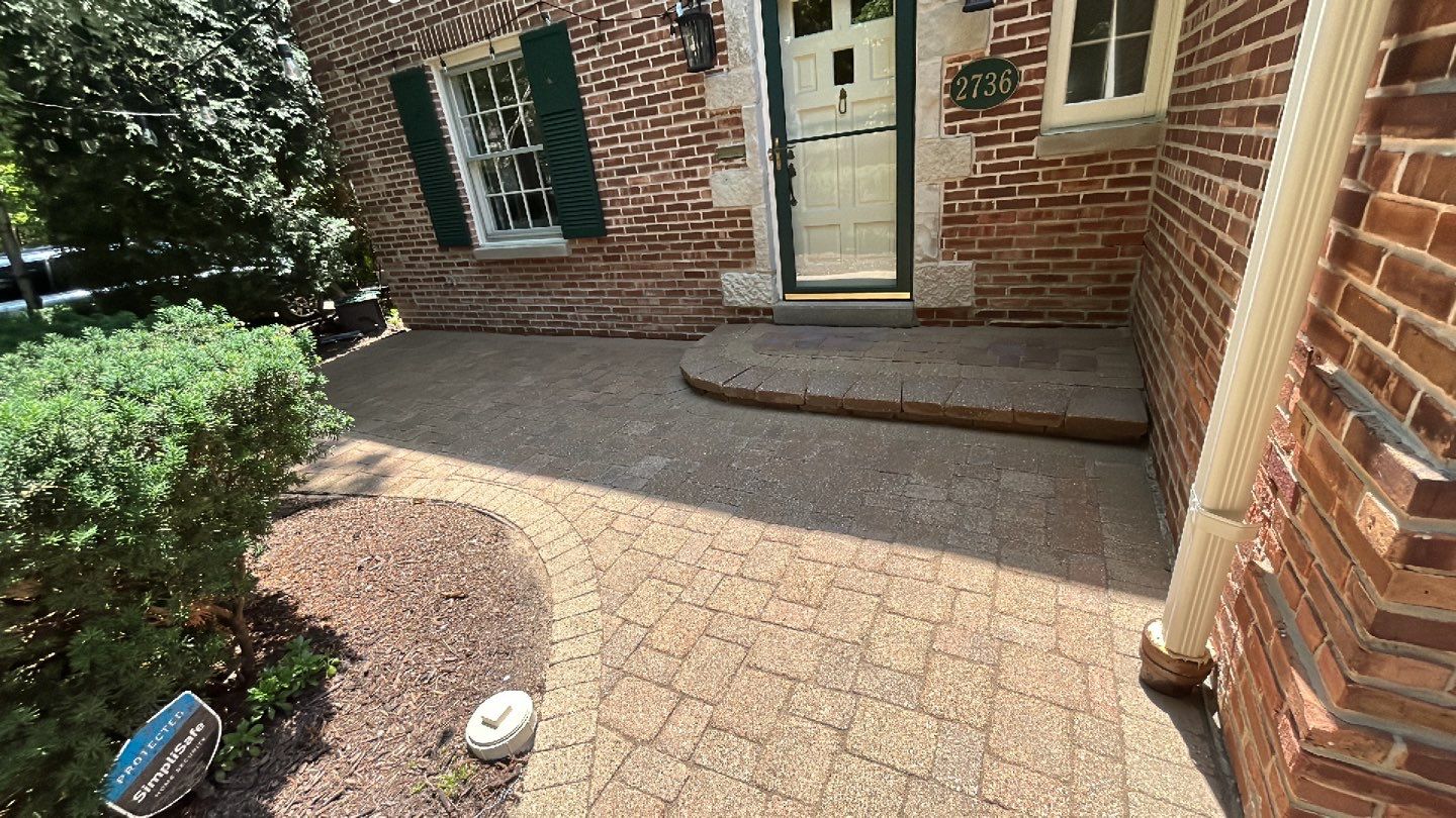 brick paver repair, clean and seal using Surebond SB-1300 by Northern Power Washing LLC.
