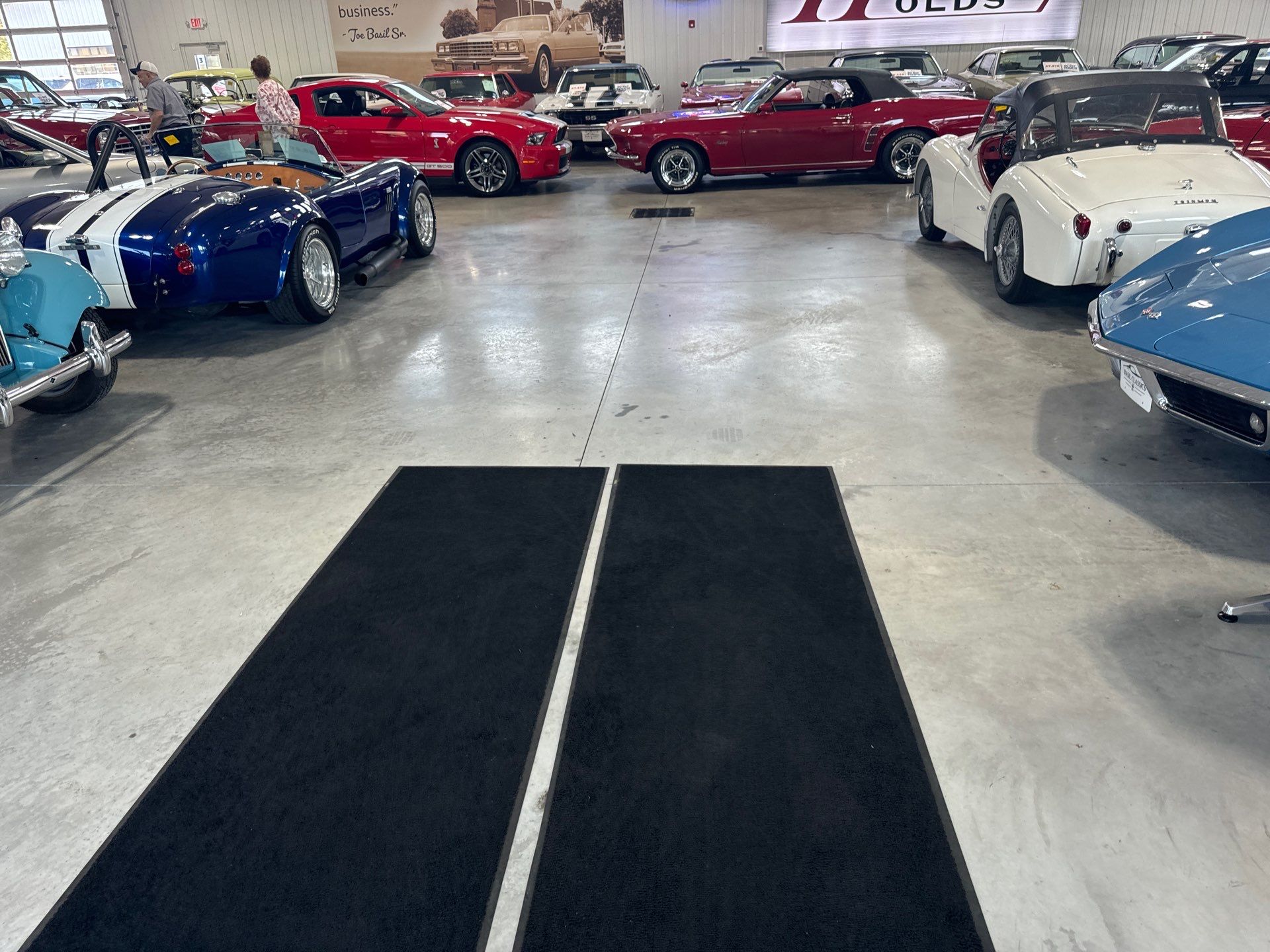 Basil Classic Car Showroom by Xfactor Coatings 