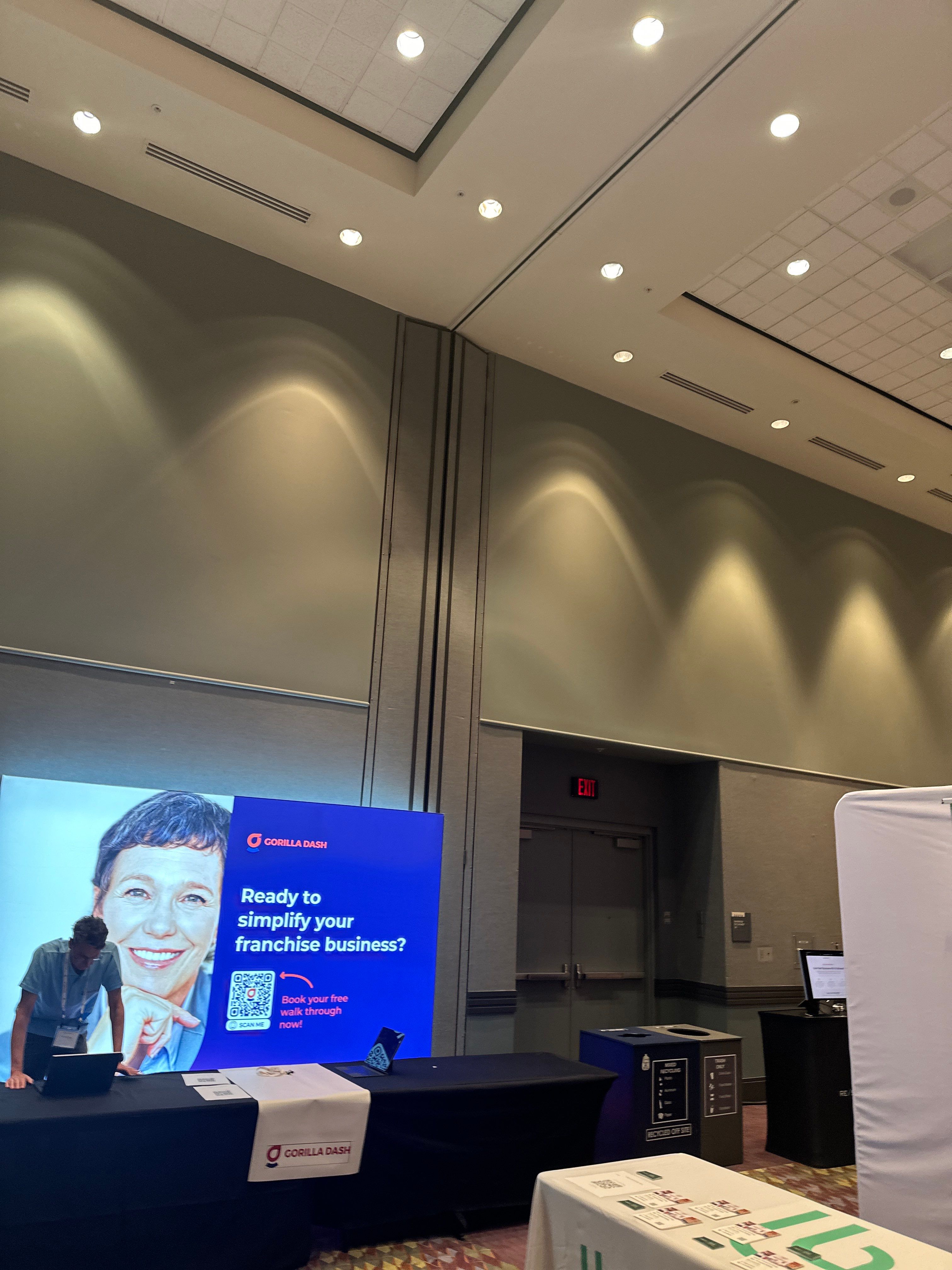 Commercial Event Branding and Lighting Installation in Williamsburg by CompanyCam Sales Demo