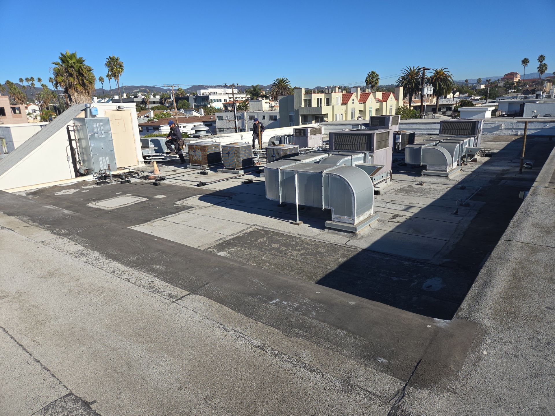 Pre-school in Santa Monica - Waterproofed with ASC Silicone Membrane System by Hull Brothers Roofing