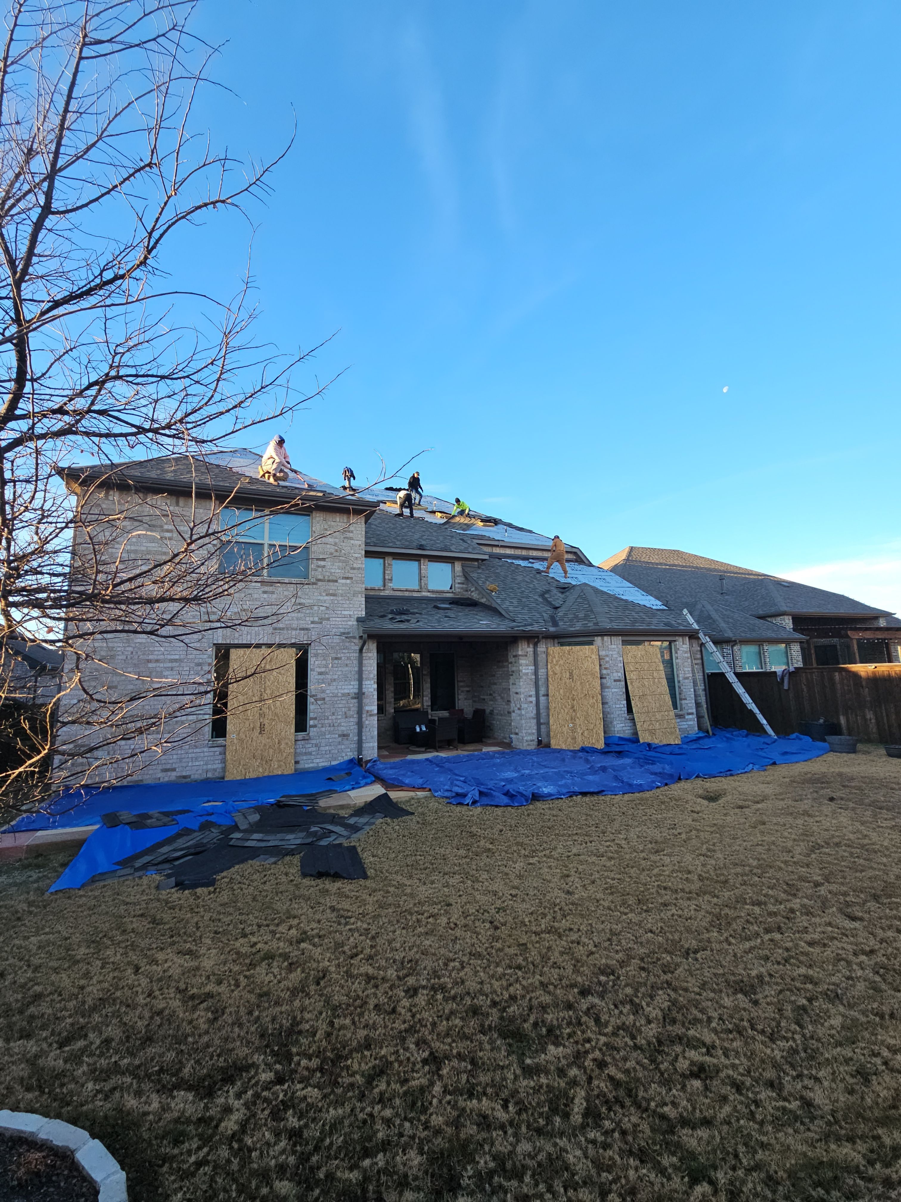 Large GAF Roof Replacement in Northlake, TX by road roofing llc
