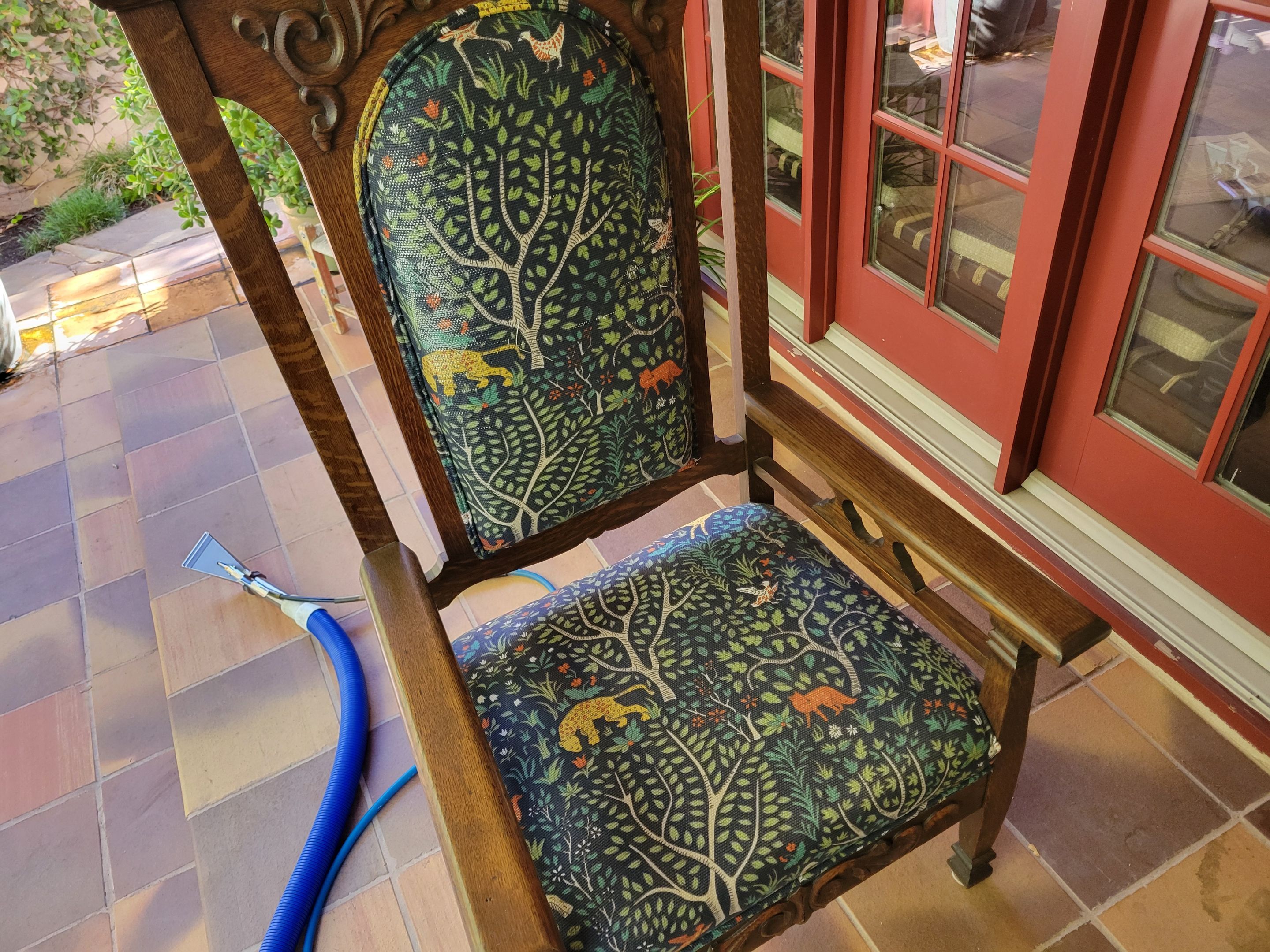 Velvet Sofa and Tall Chair Cleaning by Ardent Carpet Restore LLC