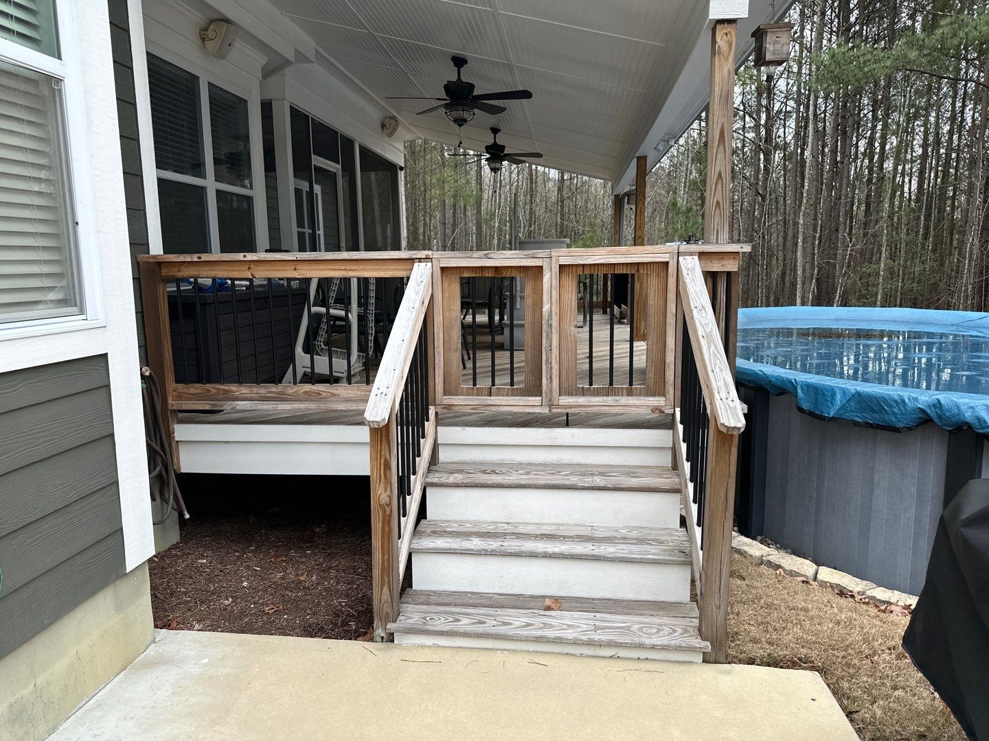 Weathered Deck using Wood Sealant by DuraSeal
