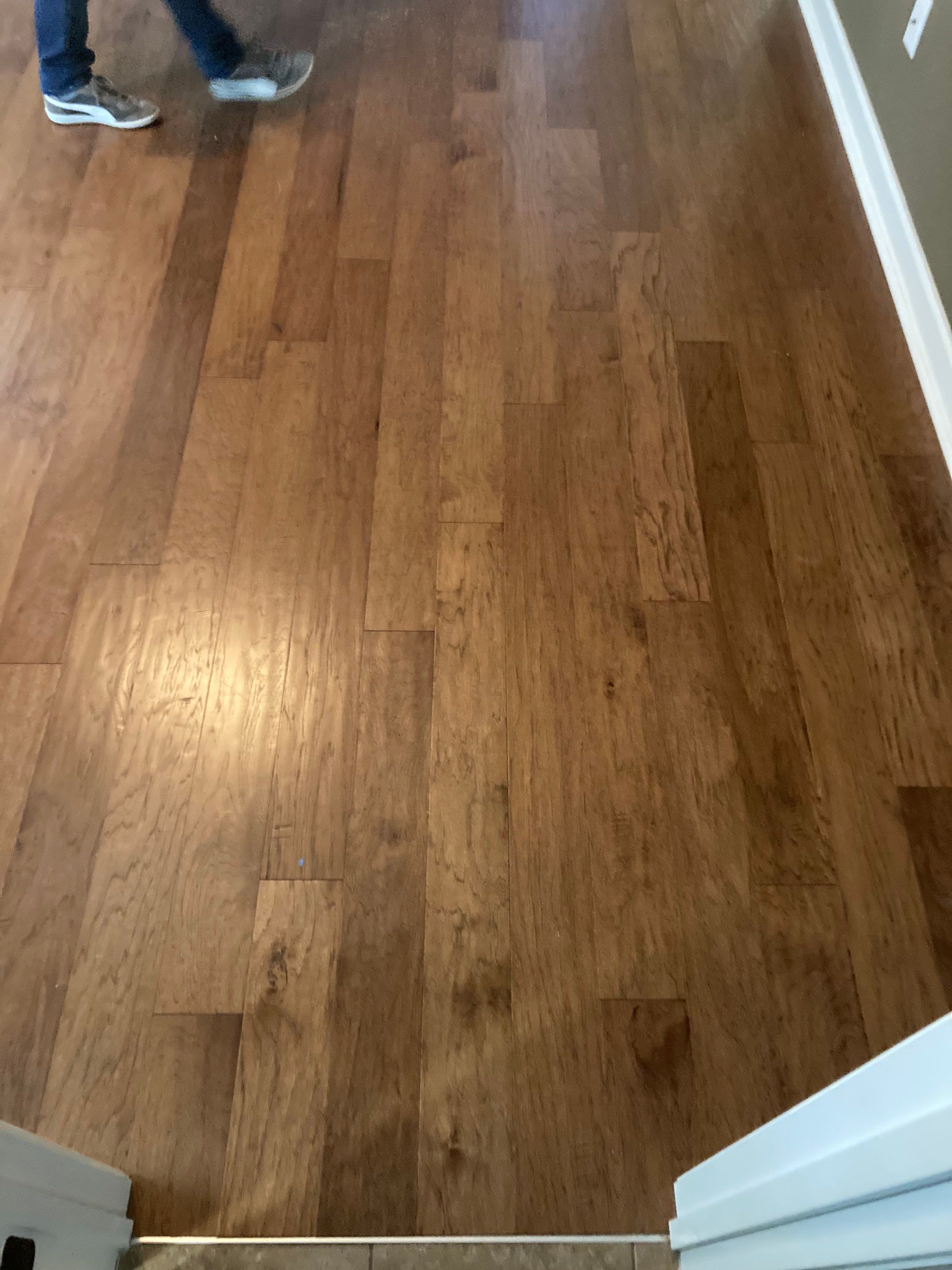 Engineered Hardwood Install by Footprints Floors of Nashville