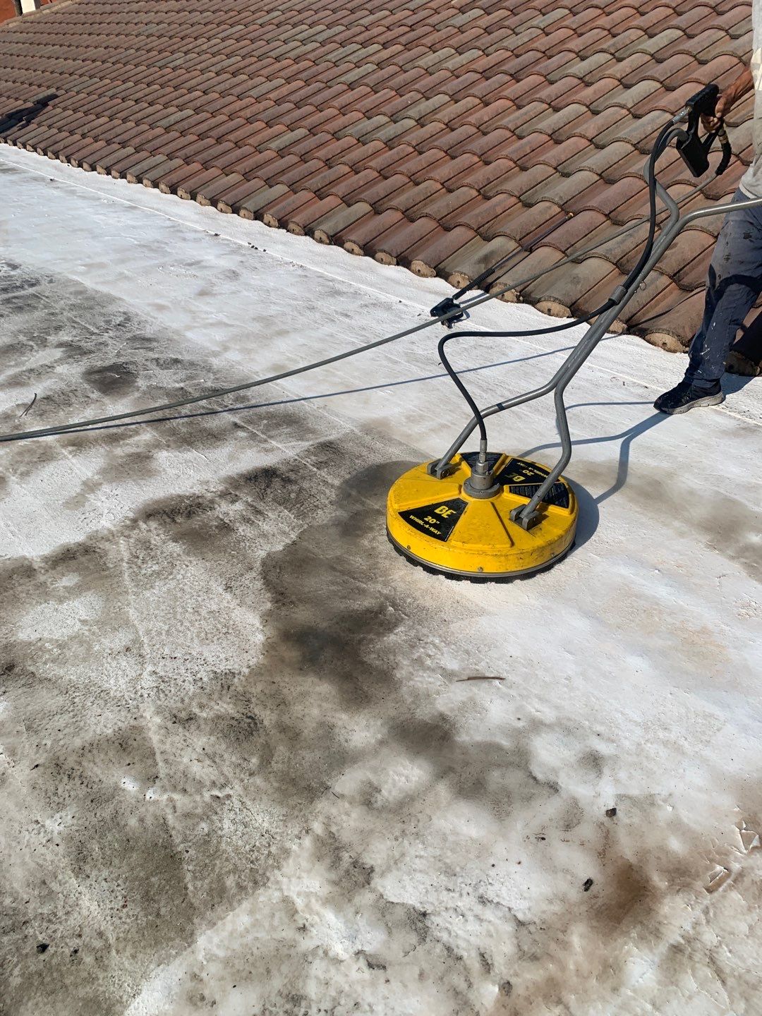 100% Silicone Roof Coating Repair using Tropical #924 Silicone Roof Coating by Morton Roofing, Inc.