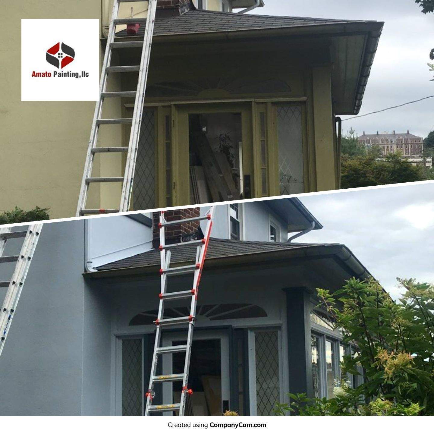 Exterior Painting Using Sherwin Williams Paints by Ryan Amato Painting LLC and Lehigh Valley Epoxy