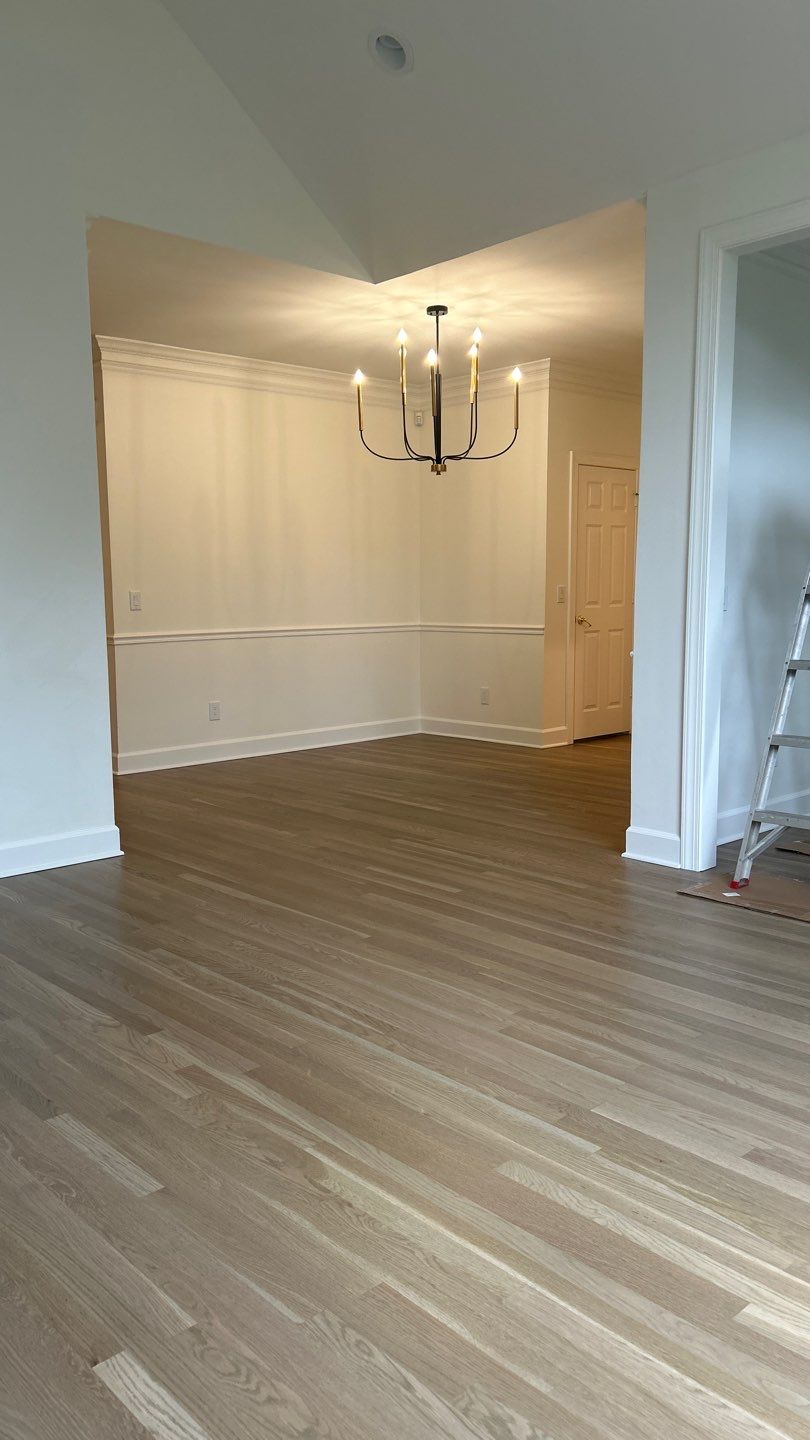 Harwood installation and refinish throughout by Footprints Floors of Nashville
