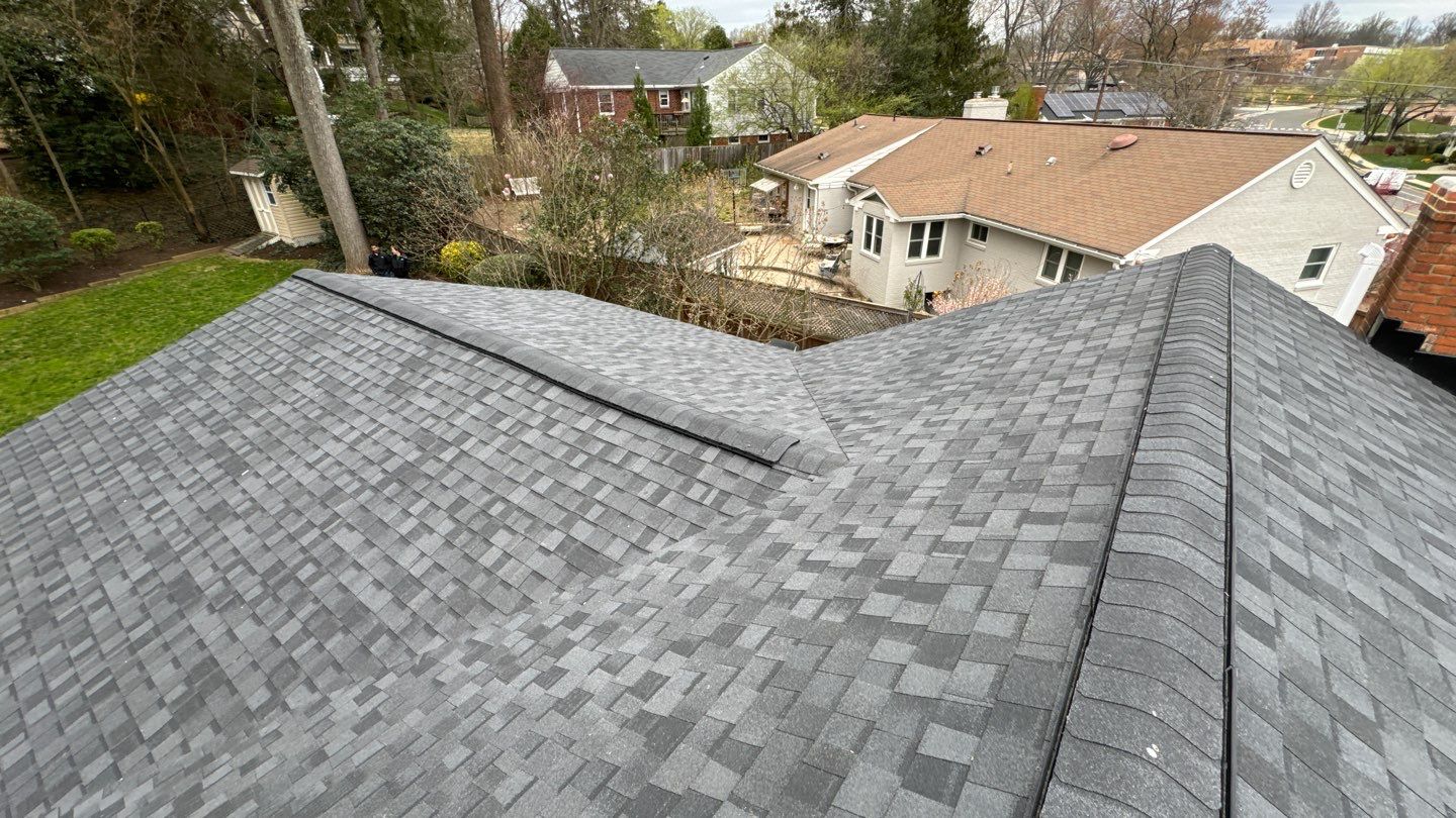 Arlington CertainTeed Landmark Pro Roof in Max Def Moire Black by RM Banning, Inc.