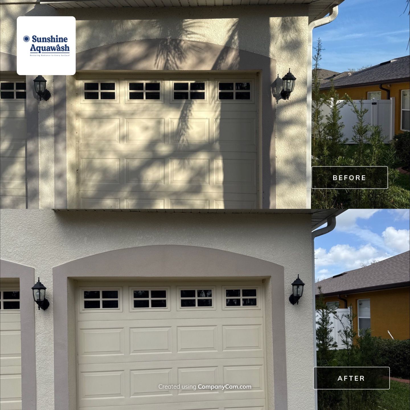 Barrington Ridge 2-Story House & Driveway Cleaning – Before & After Transformation! by Sunshine AquaWash