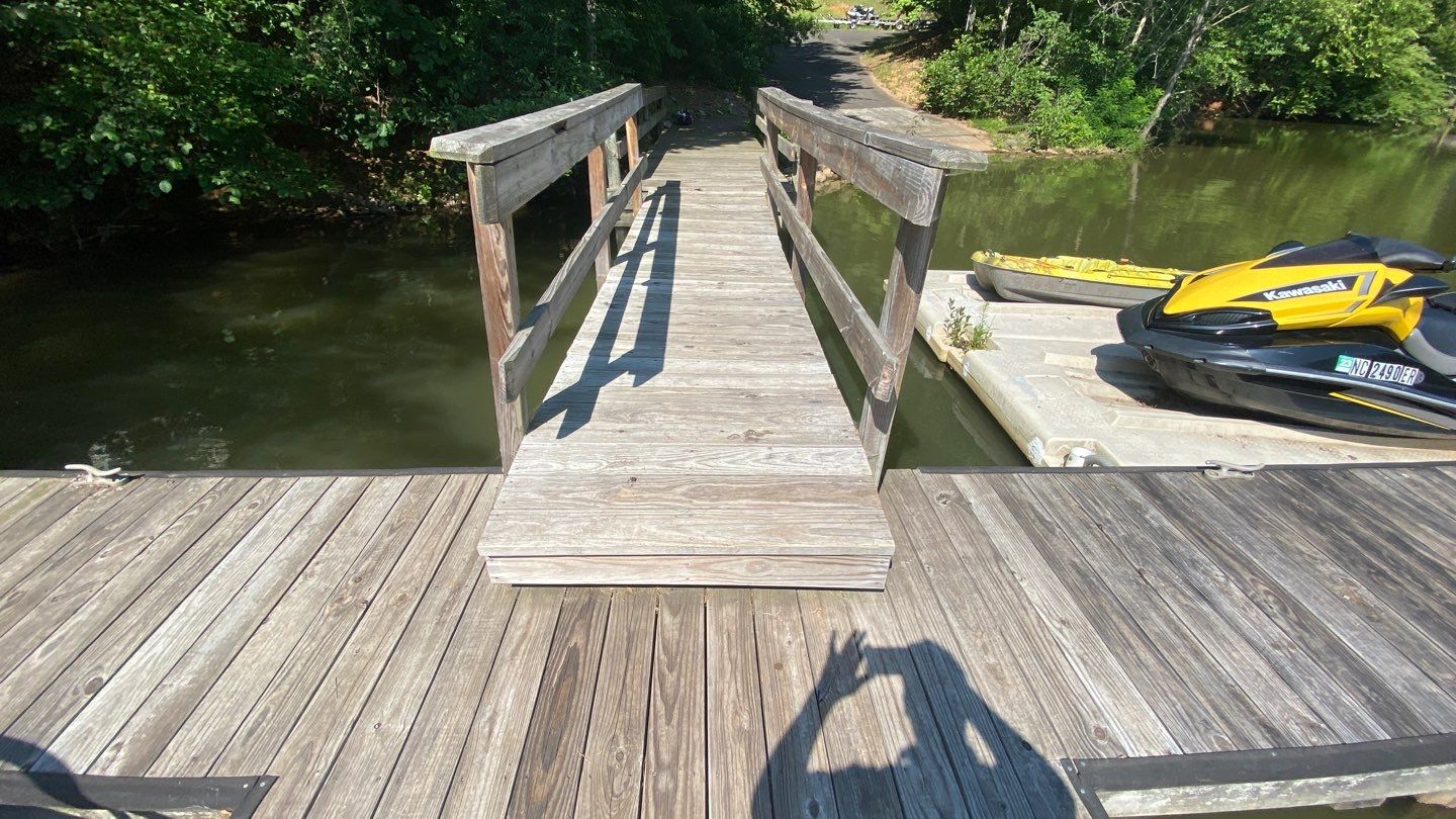 coated dock using Wood Sealant by DuraSeal