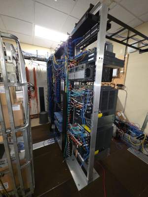 Structured cabling installation by CimaSolutions