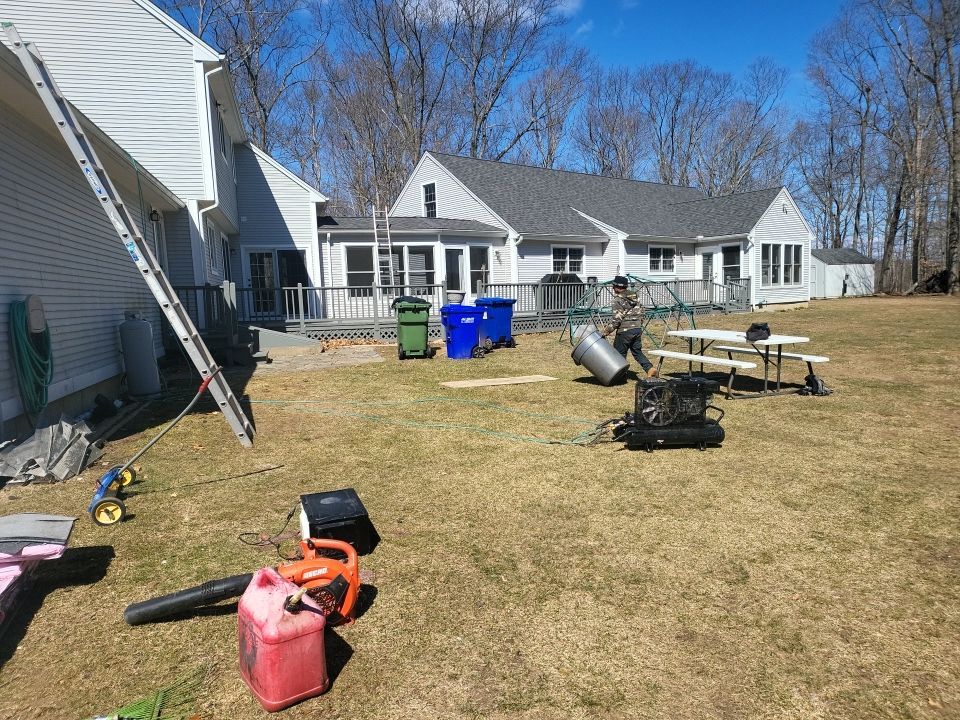 Residential Roofing Installation using Owens Corning TruDefinition Williamsburg slate by A Plus Exterior