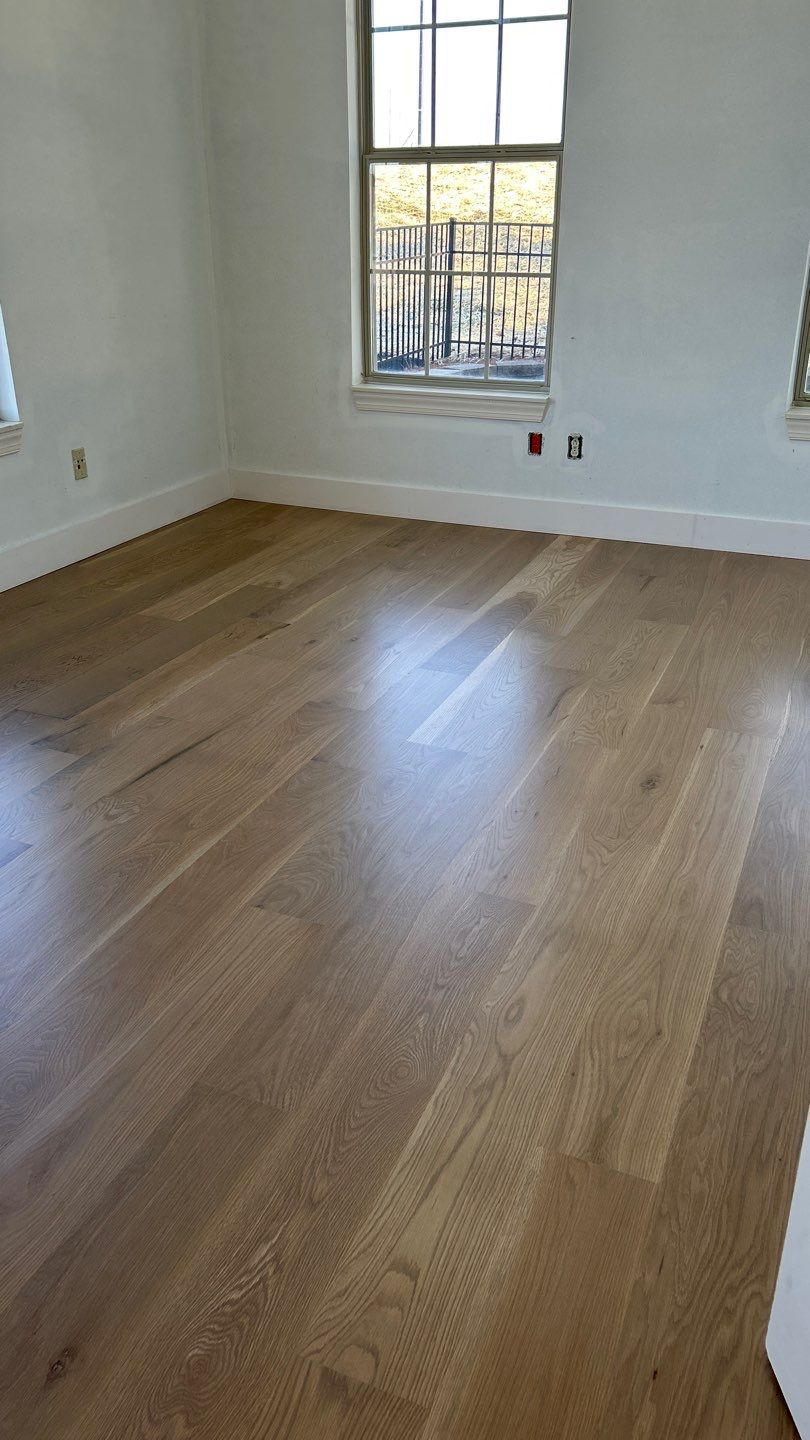 New hardwood floors for an office building by Footprints Floors of Nashville